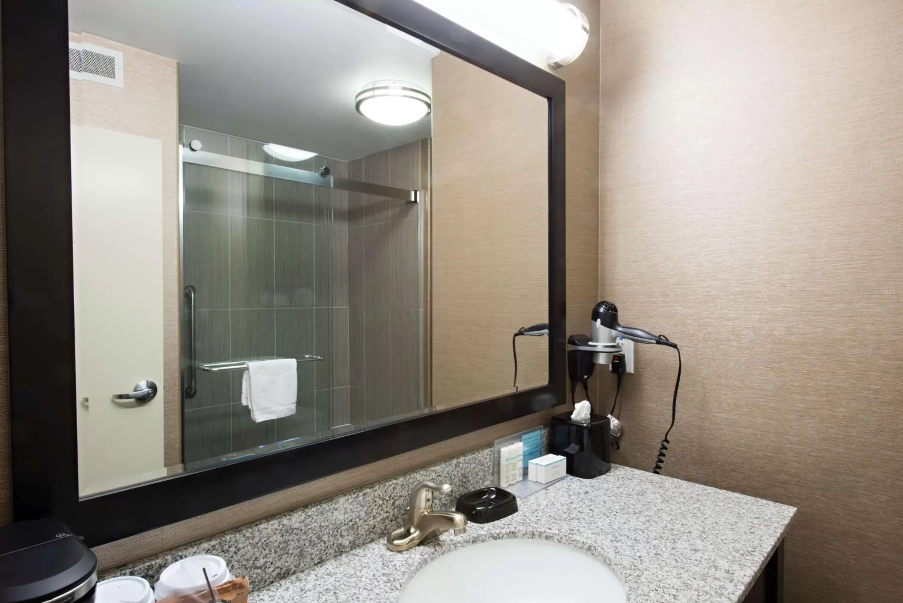 Bathroom in Hampton Inn Saskatoon South