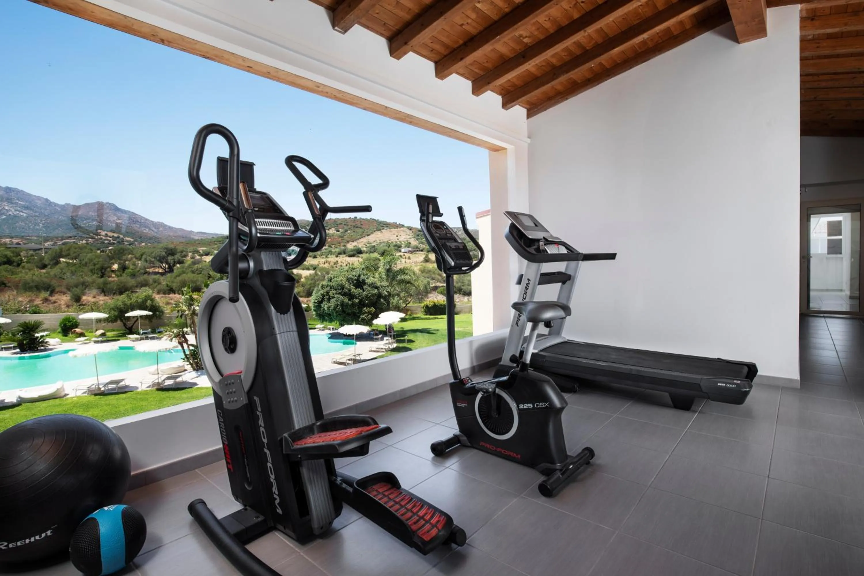 Fitness centre/facilities in Hotel San Teodoro