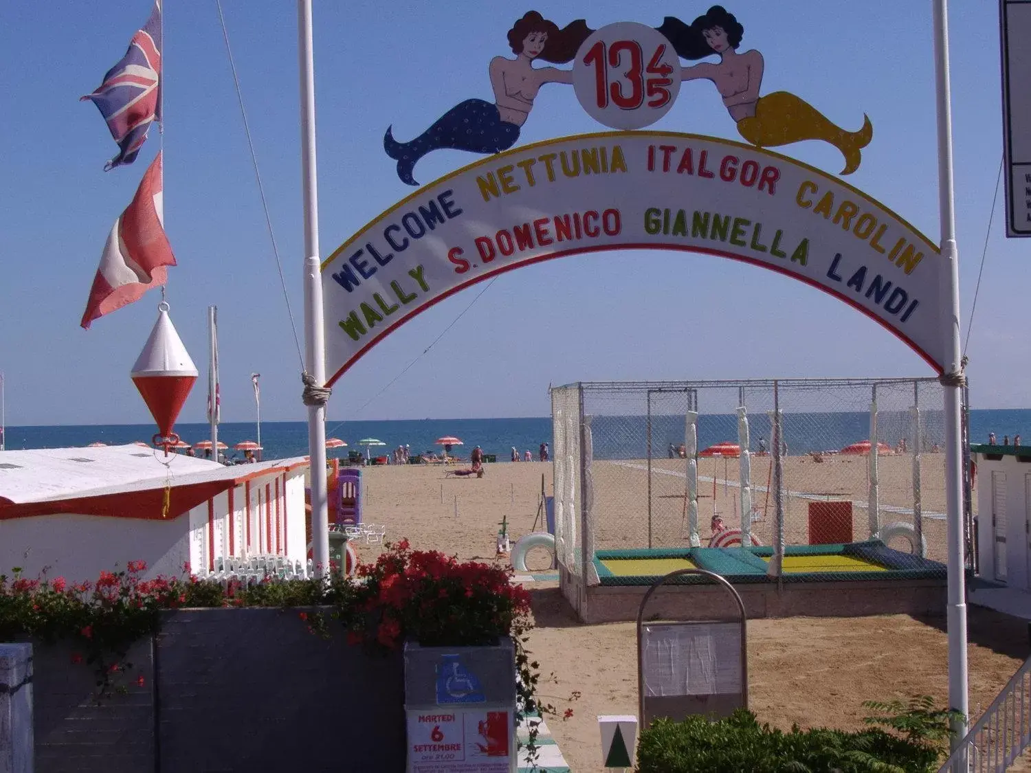 Beach in Hotel Giannella