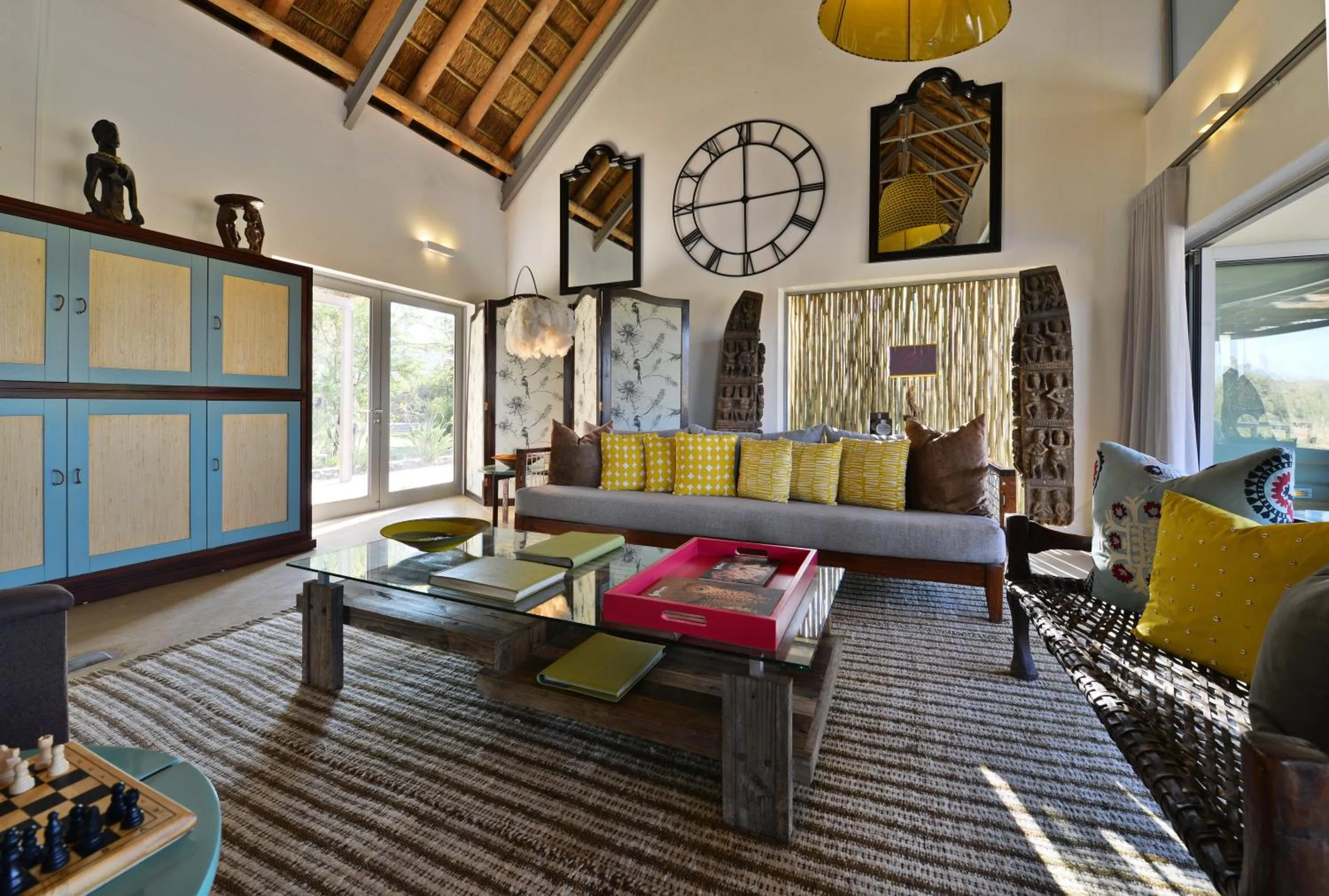 Seating area in Sanbona Wildlife Reserve