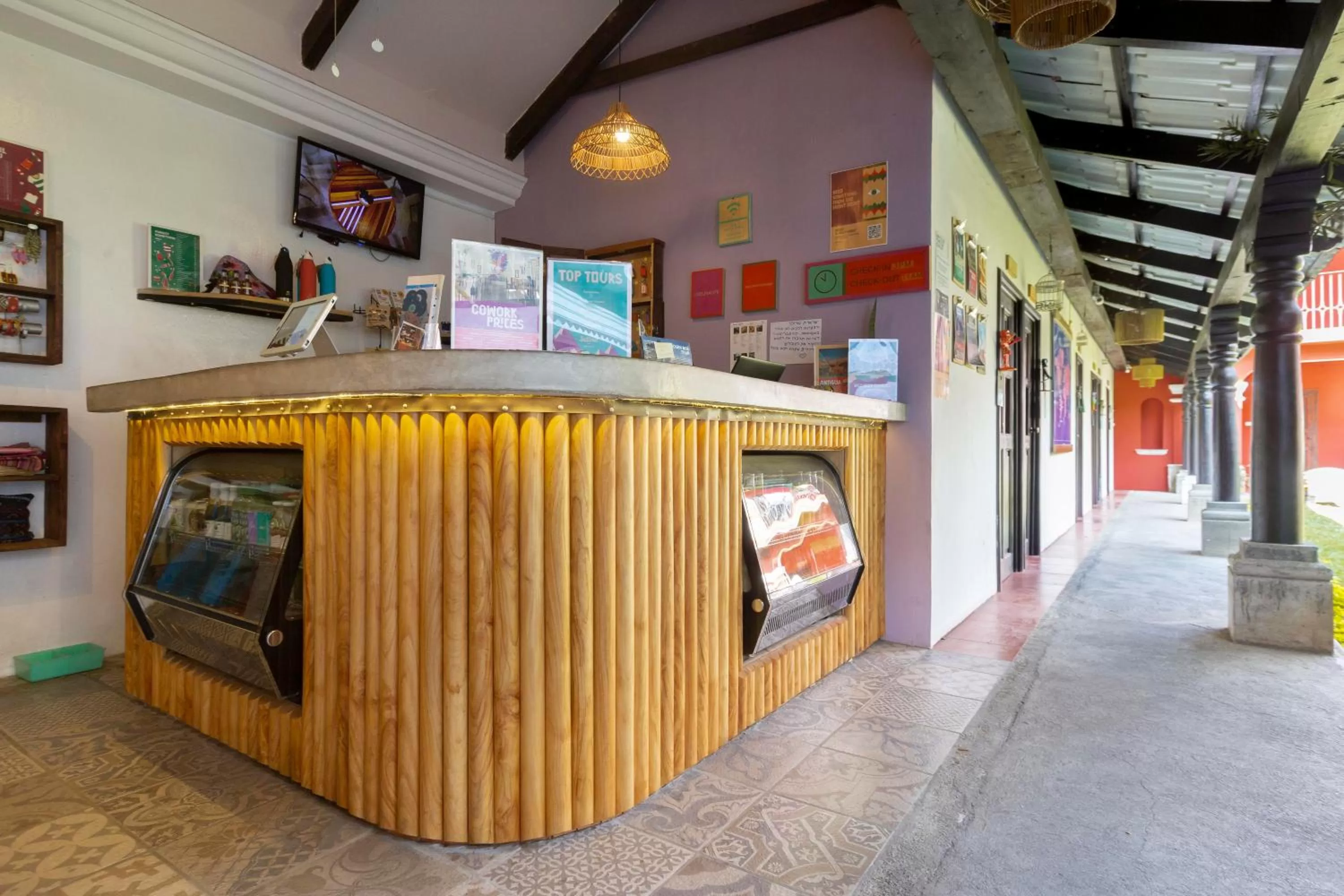 Lobby or reception in Socialtel Antigua