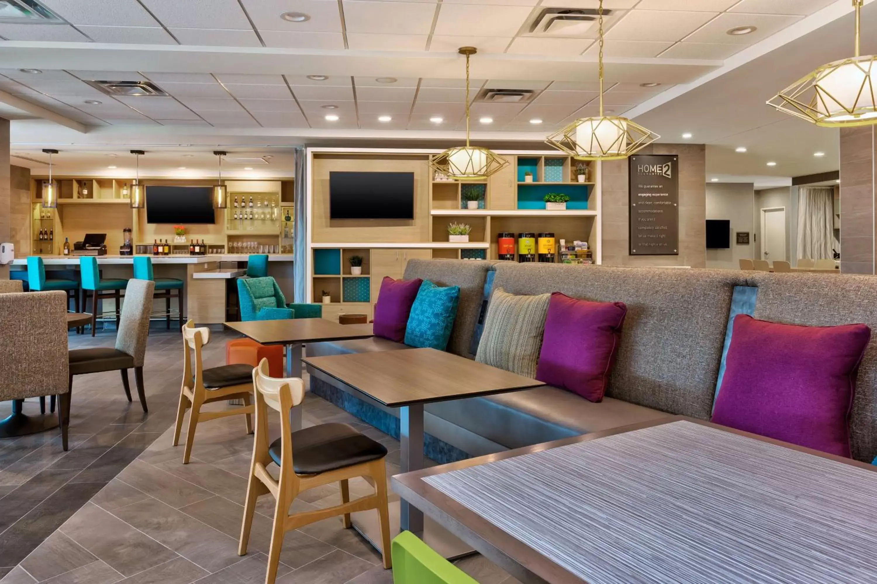 Lobby or reception, Restaurant/Places to Eat in Home2 Suites By Hilton Tucson Airport, Az