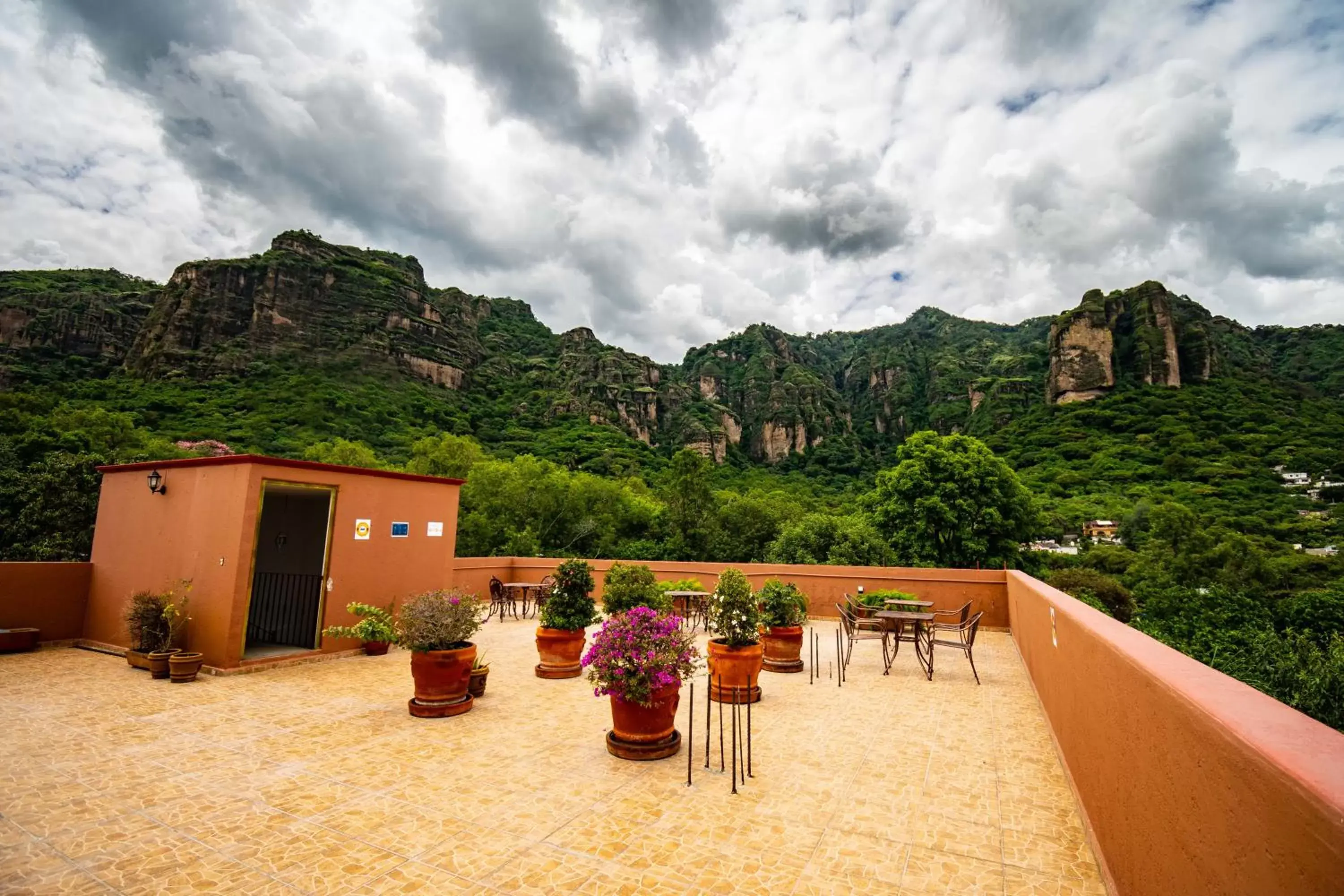 Balcony/Terrace in La Pirámide del Tepozteco