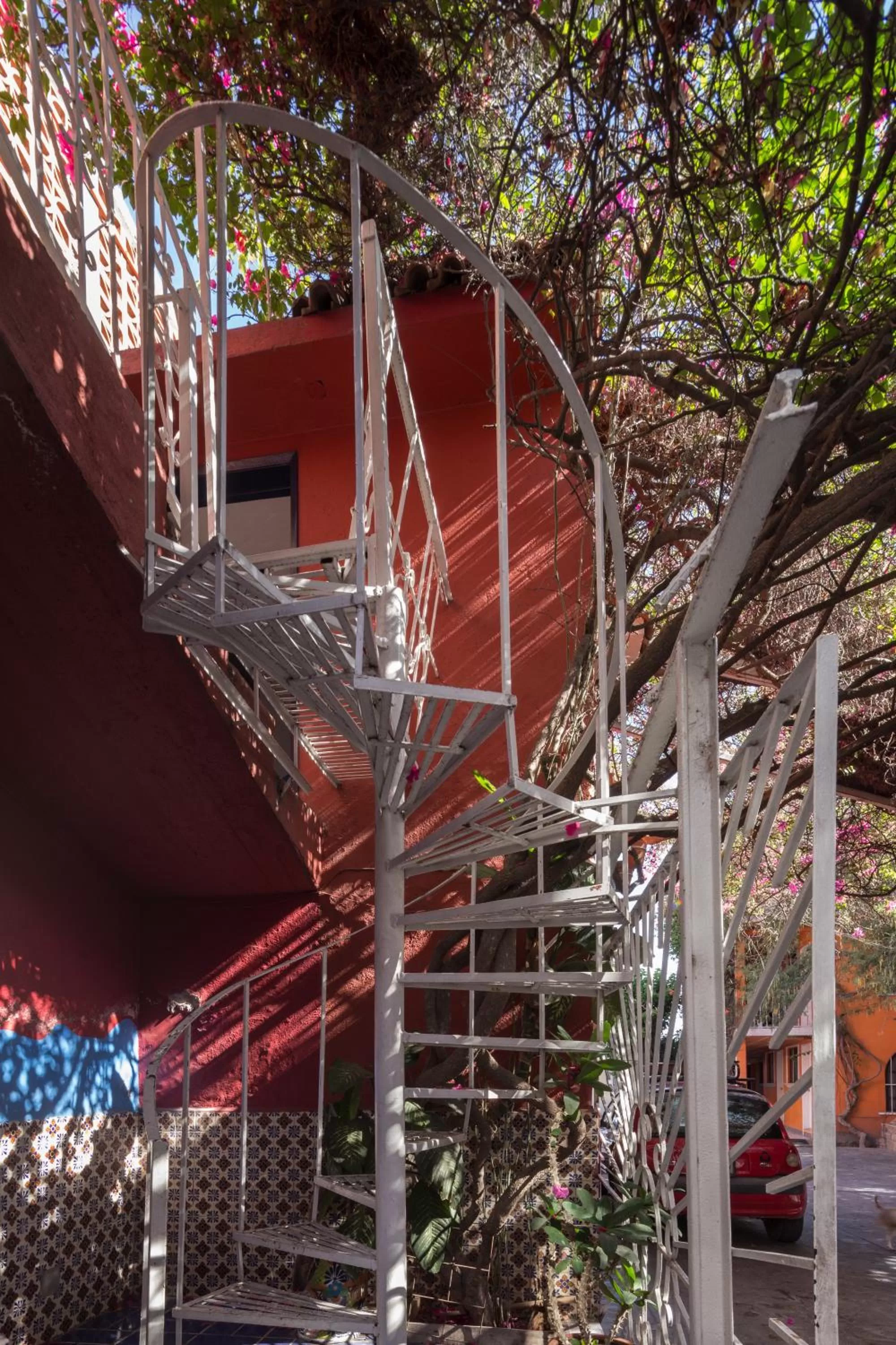 Patio in Hotel Posada Bugambilias