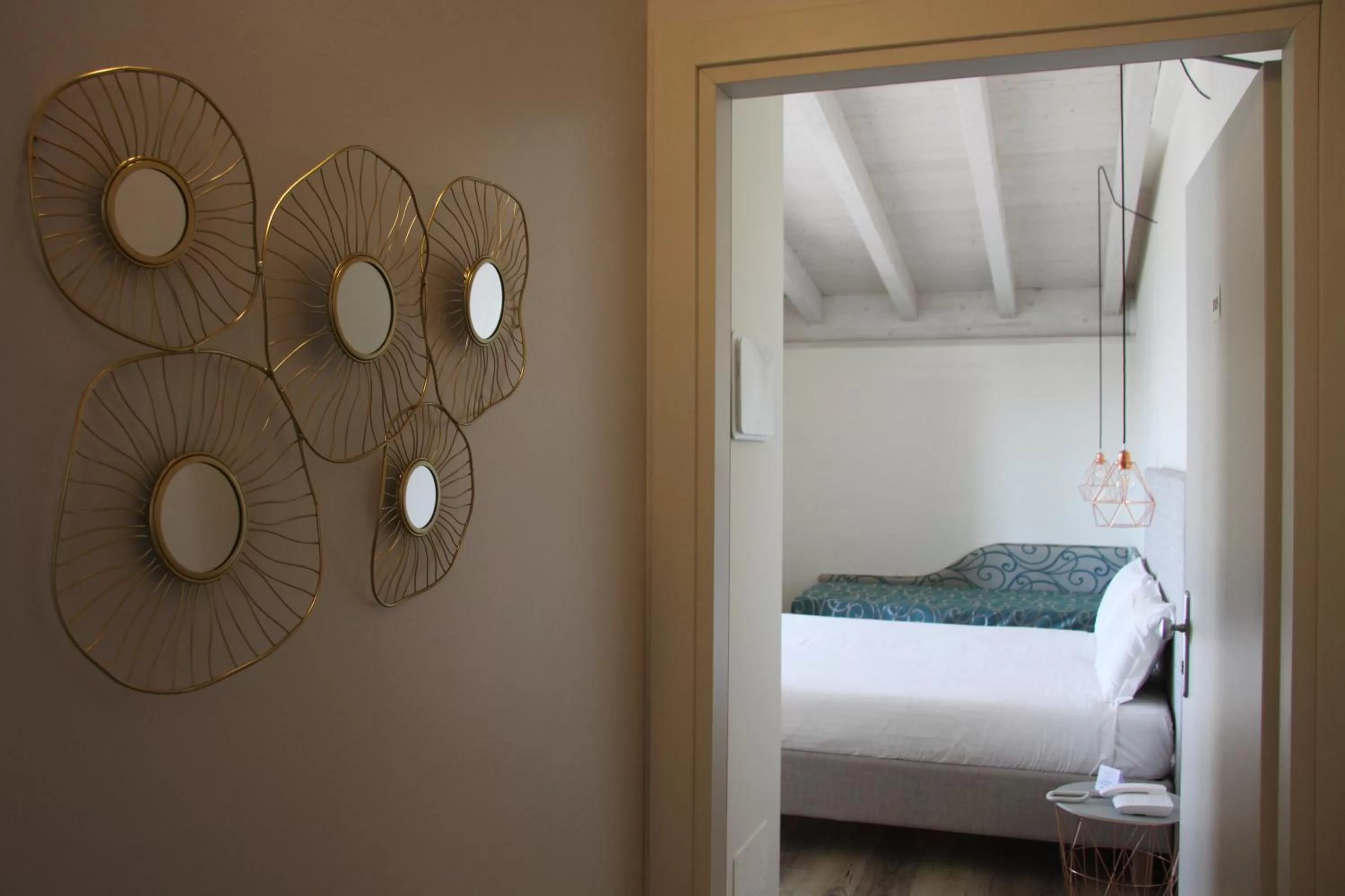 Decorative detail, Bed in Hotel Berta