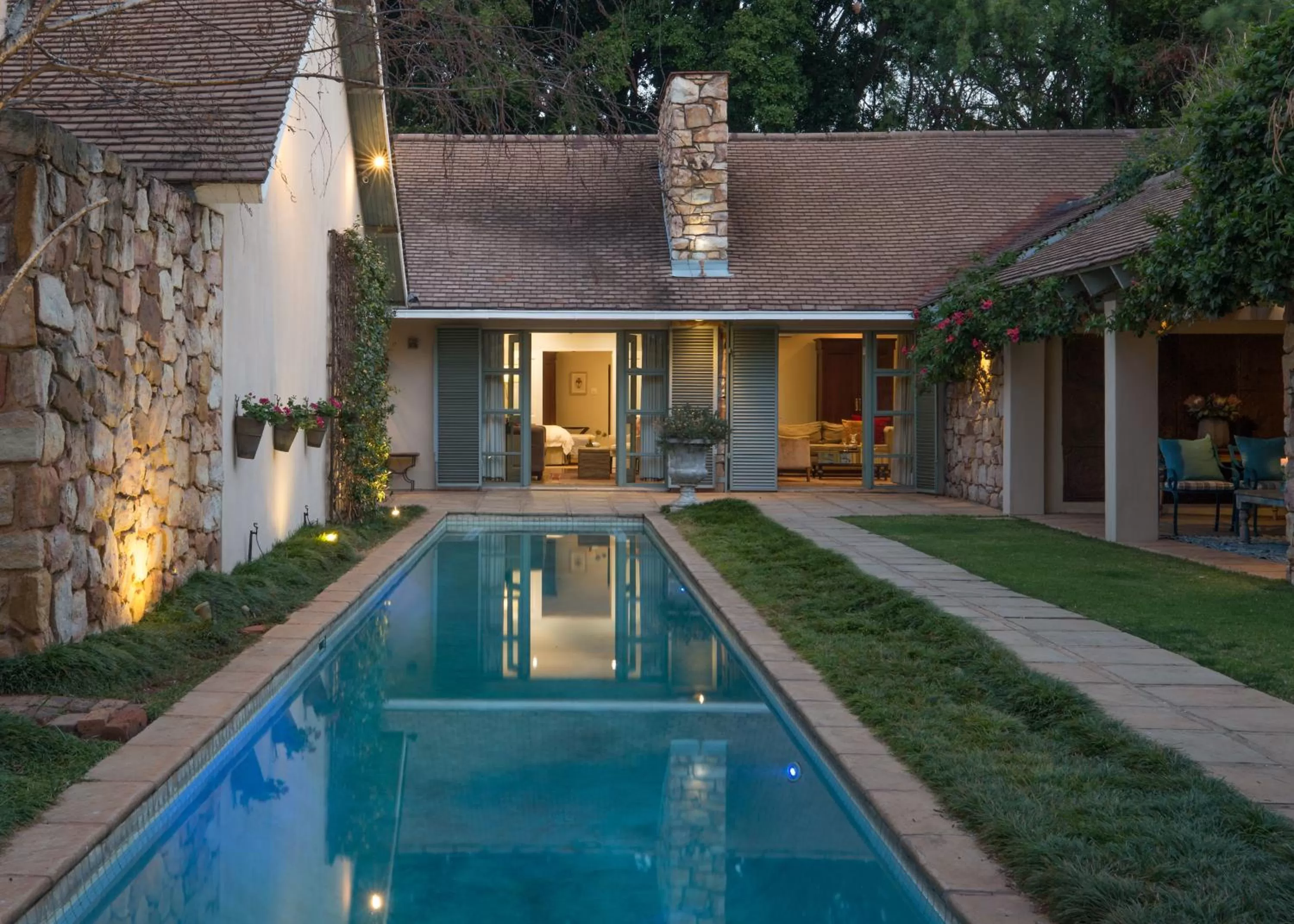 Garden view in The Parkwood