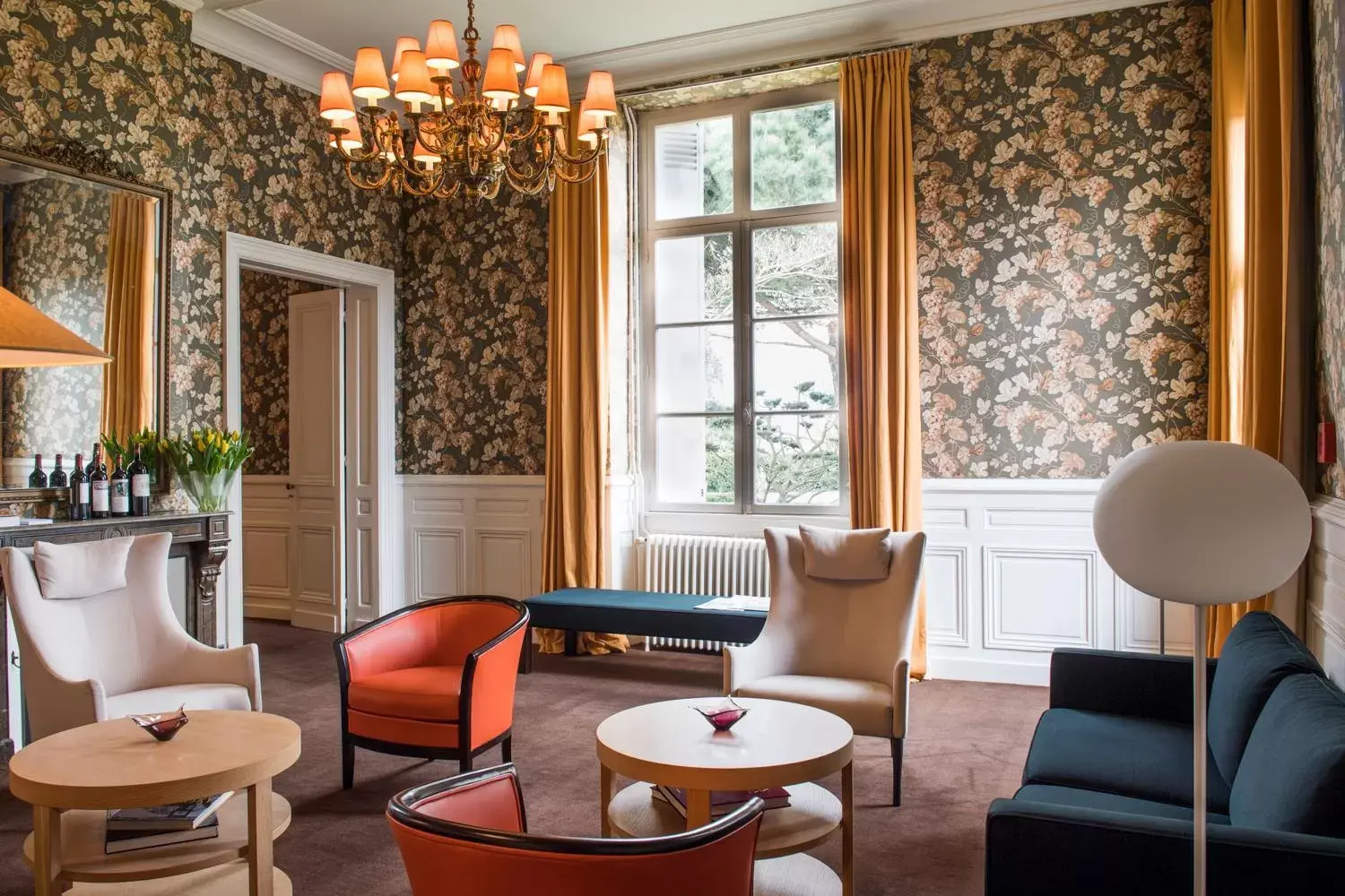 Living room, Seating Area in Château Cordeillan-Bages