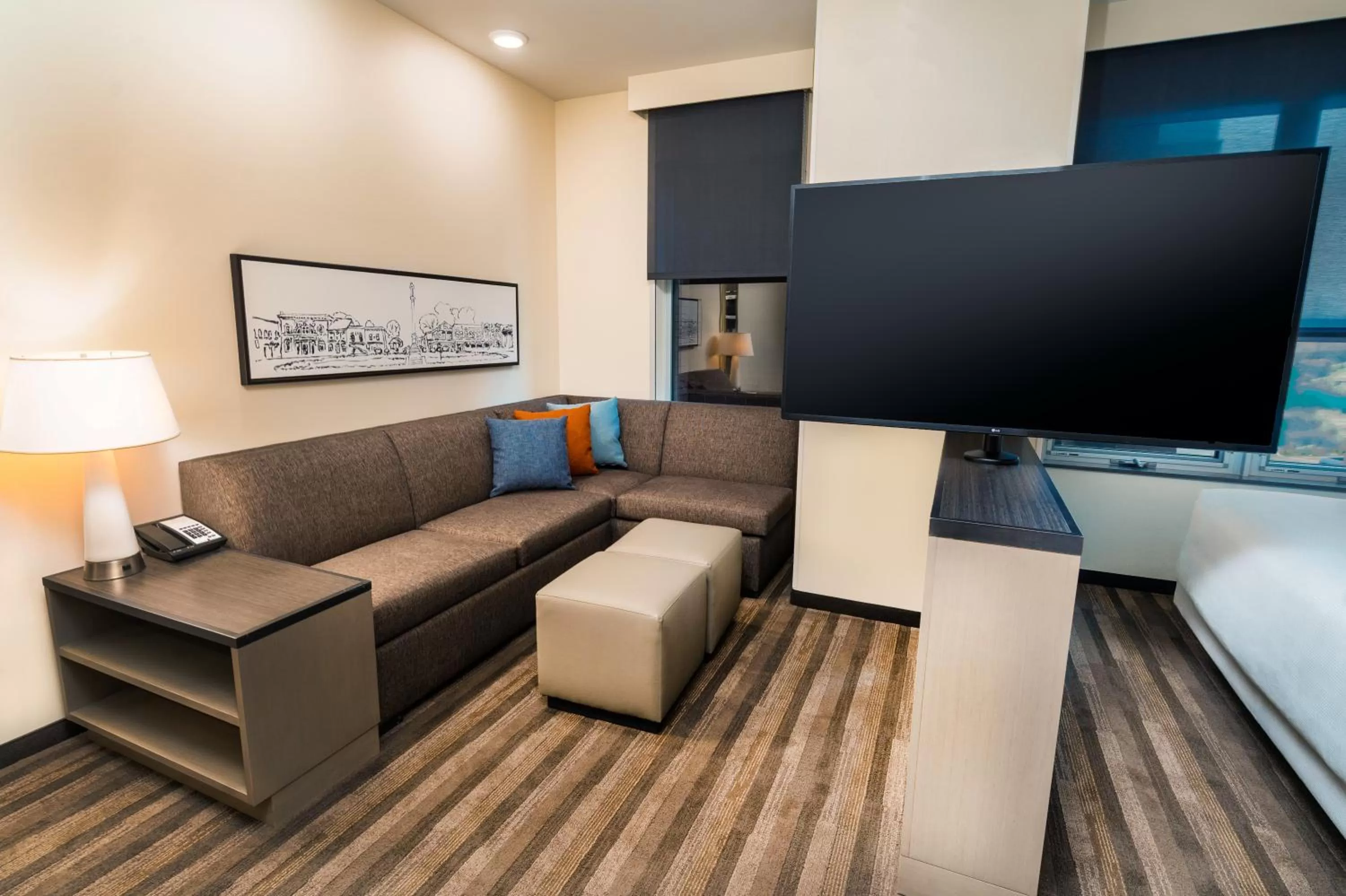Living room in Hyatt House Nashville/Franklin/Cool Springs