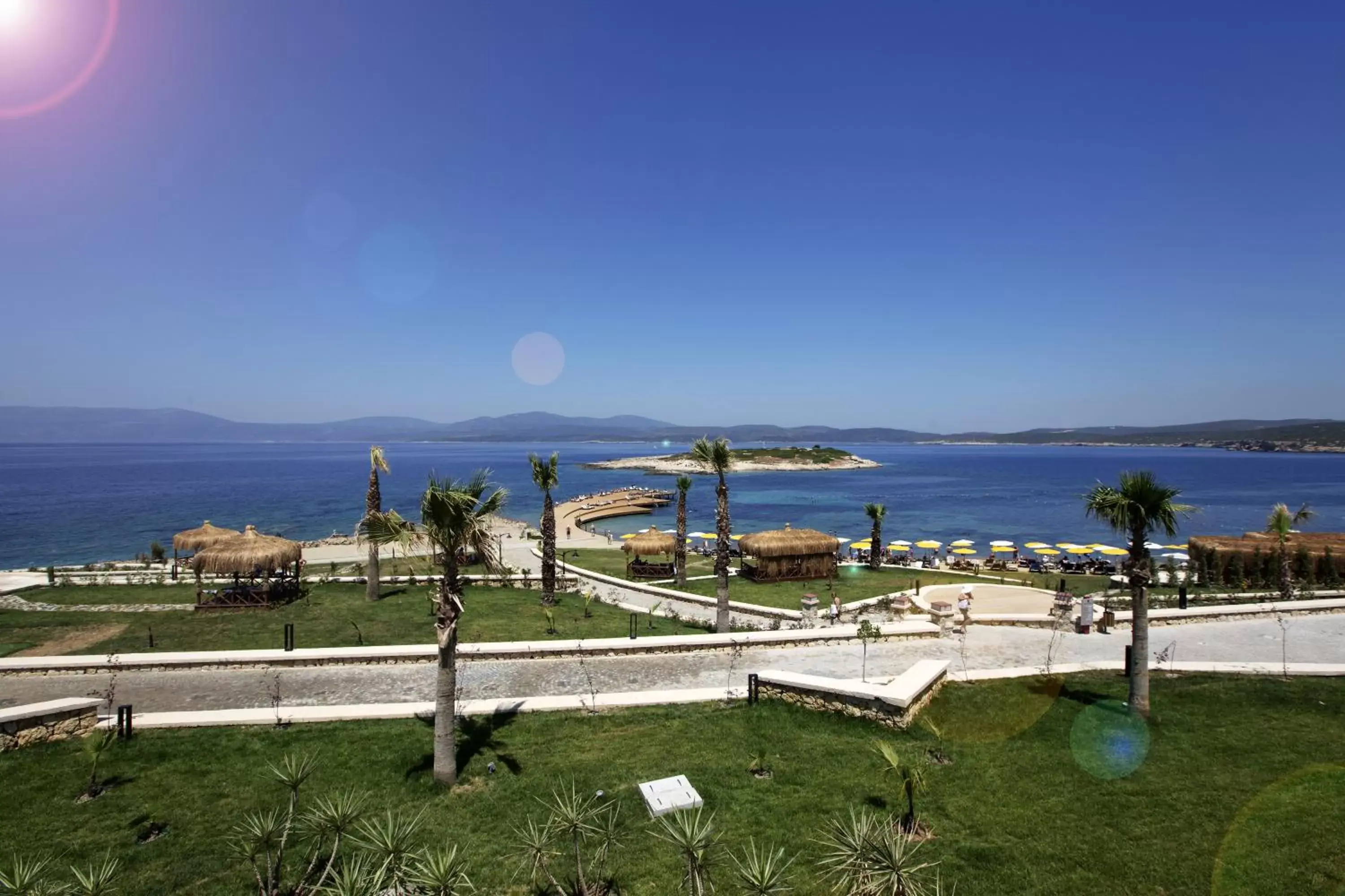 Bird's eye view in Royal Teos Thermal Resort Clinic & Spa - Halal Hotel Bird's eye view in Royal Teos Thermal Resort Clinic & Spa - Halal Hotel