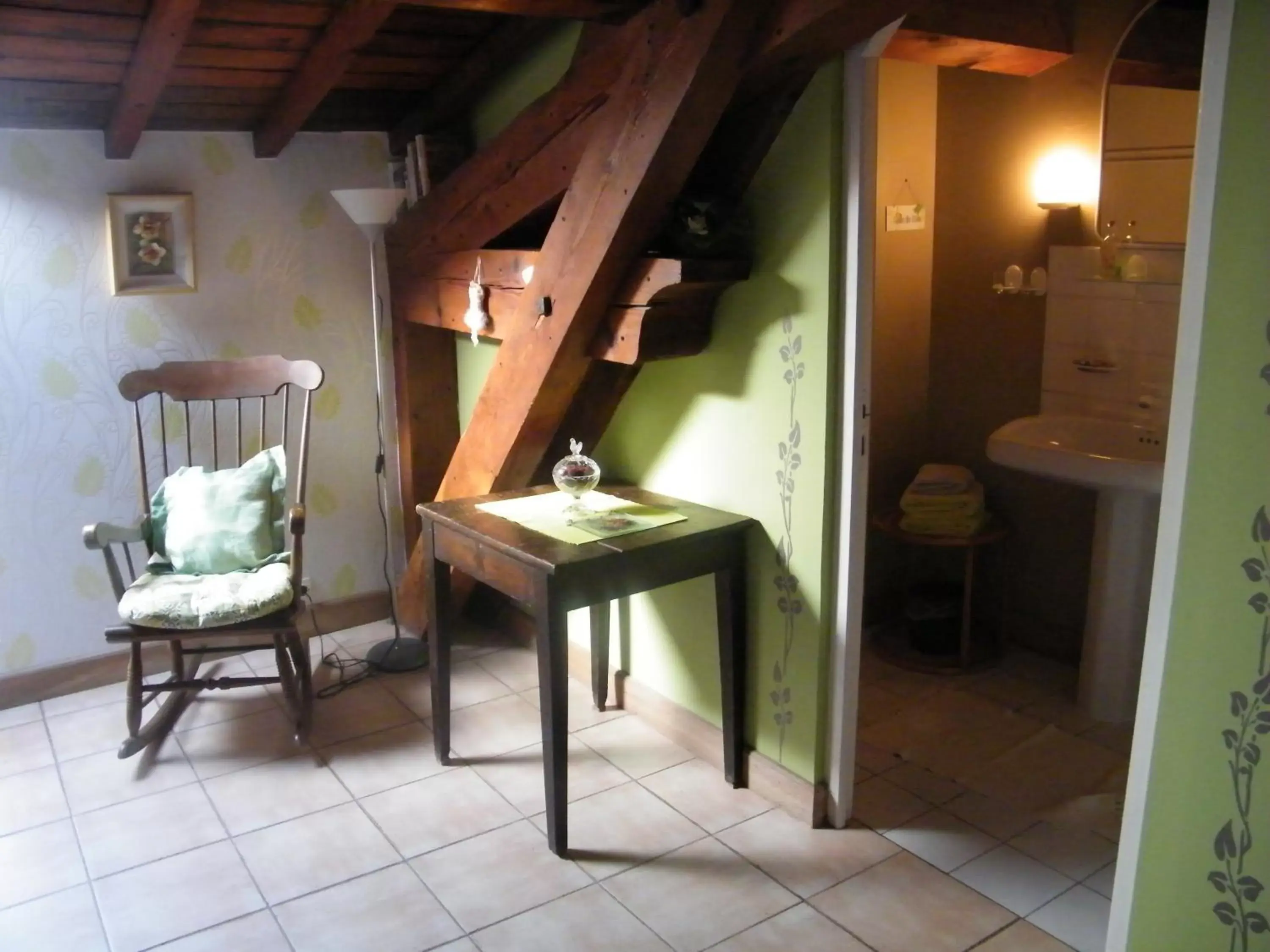 Bed, Bathroom in Domaine La Sauzette
