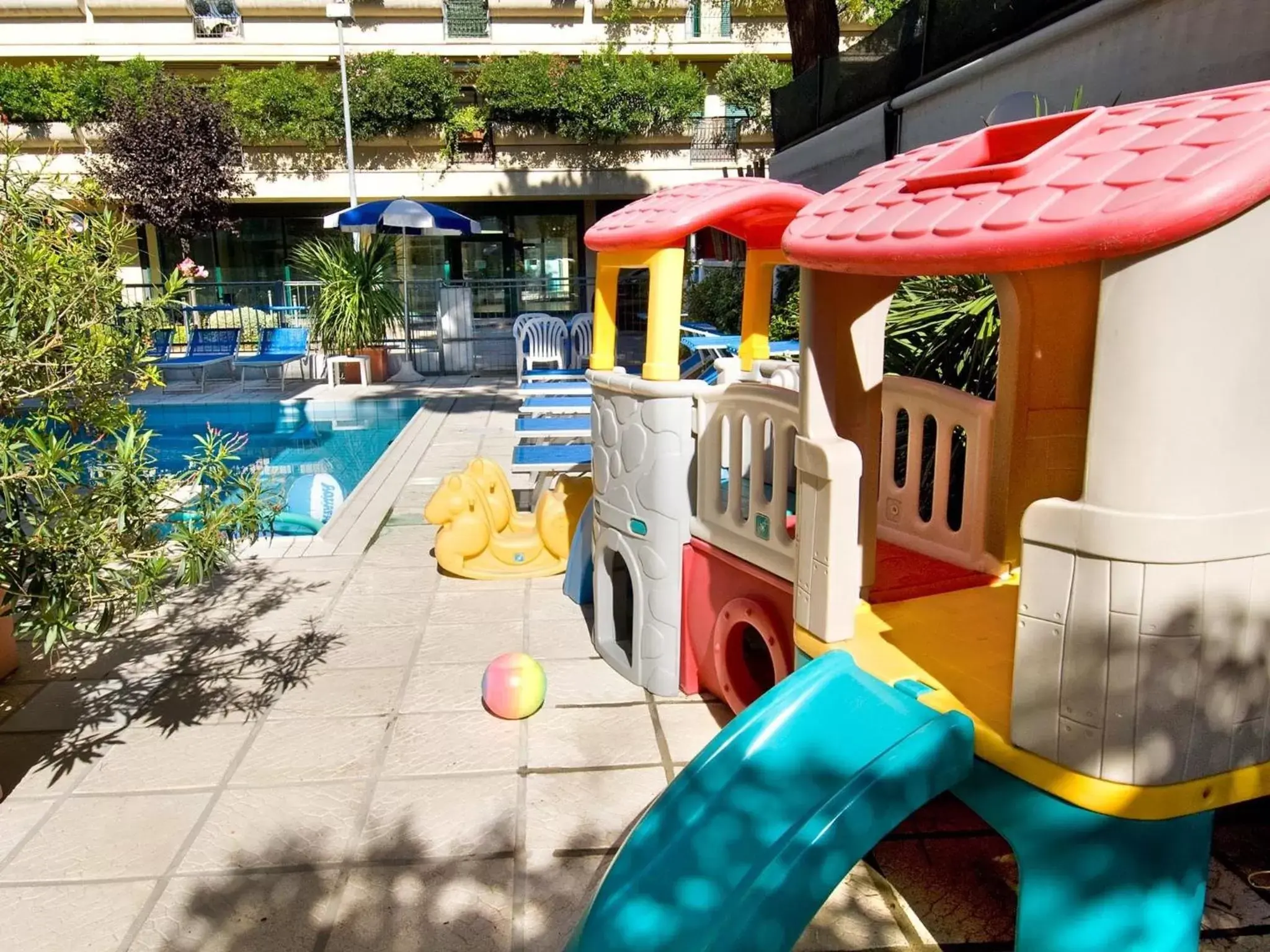 Children play ground, Swimming Pool in Hotel La Cappuccina