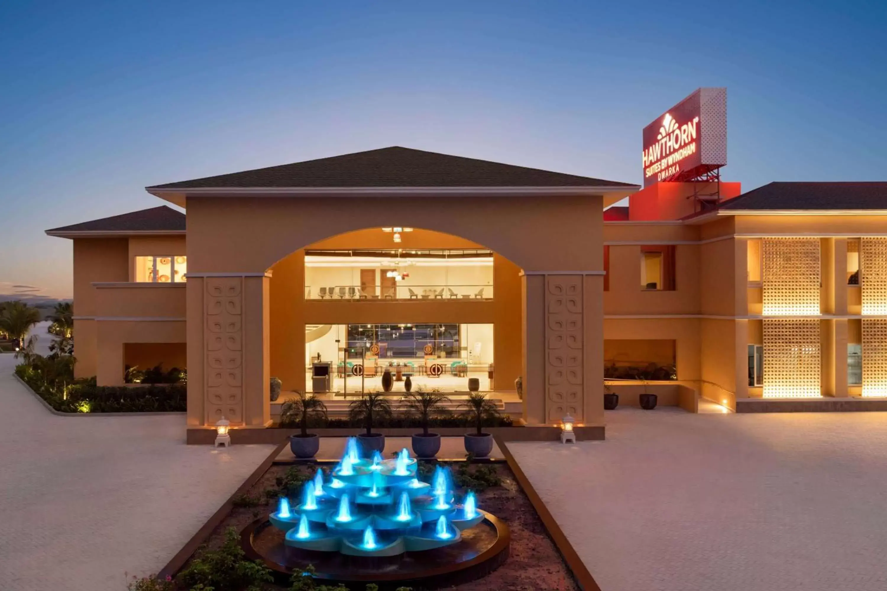 Property building in Hawthorn Suites by Wyndham Dwarka Property building in Hawthorn Suites by Wyndham Dwarka