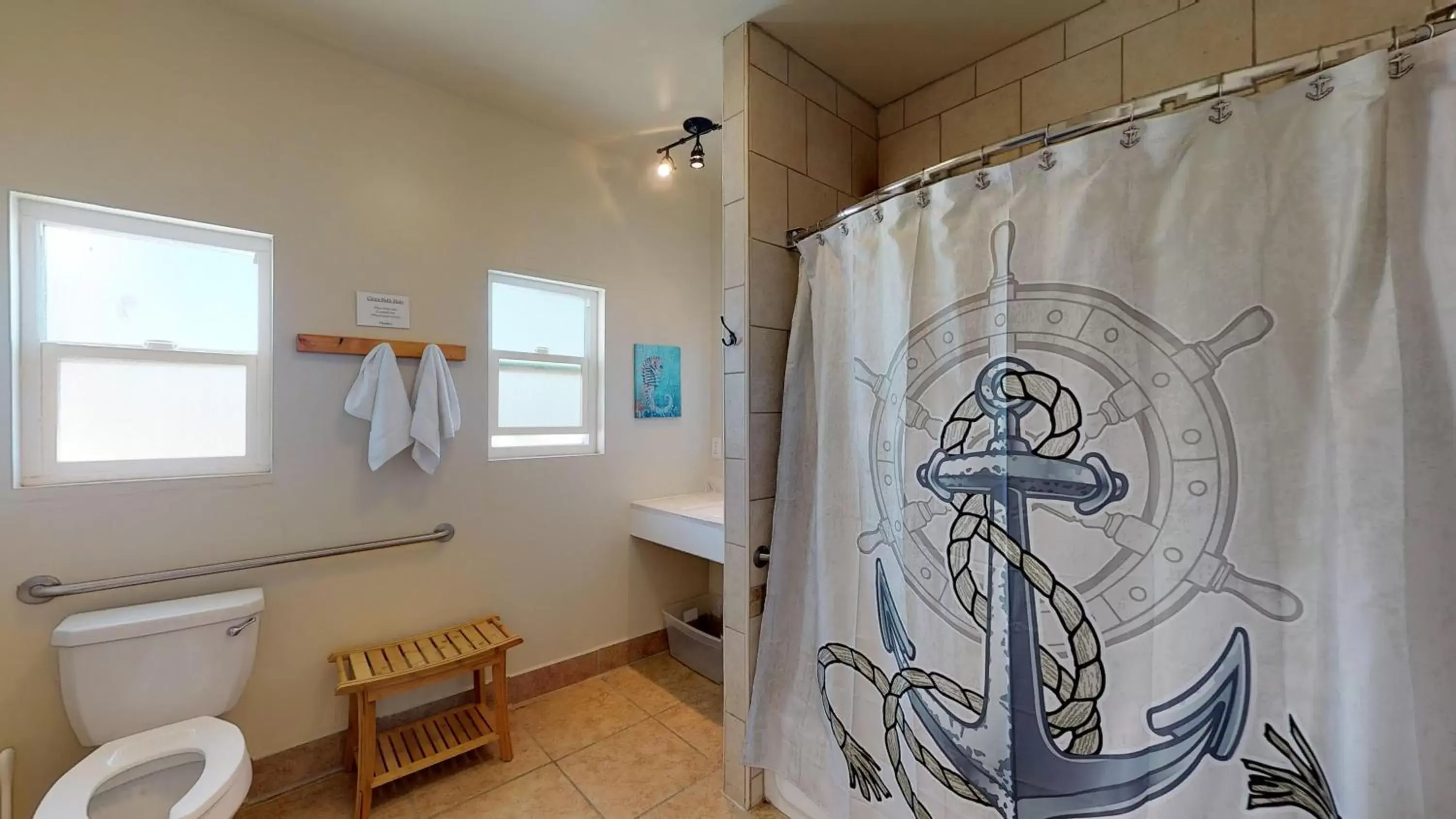 Bathroom in Anchor Pointe Inn