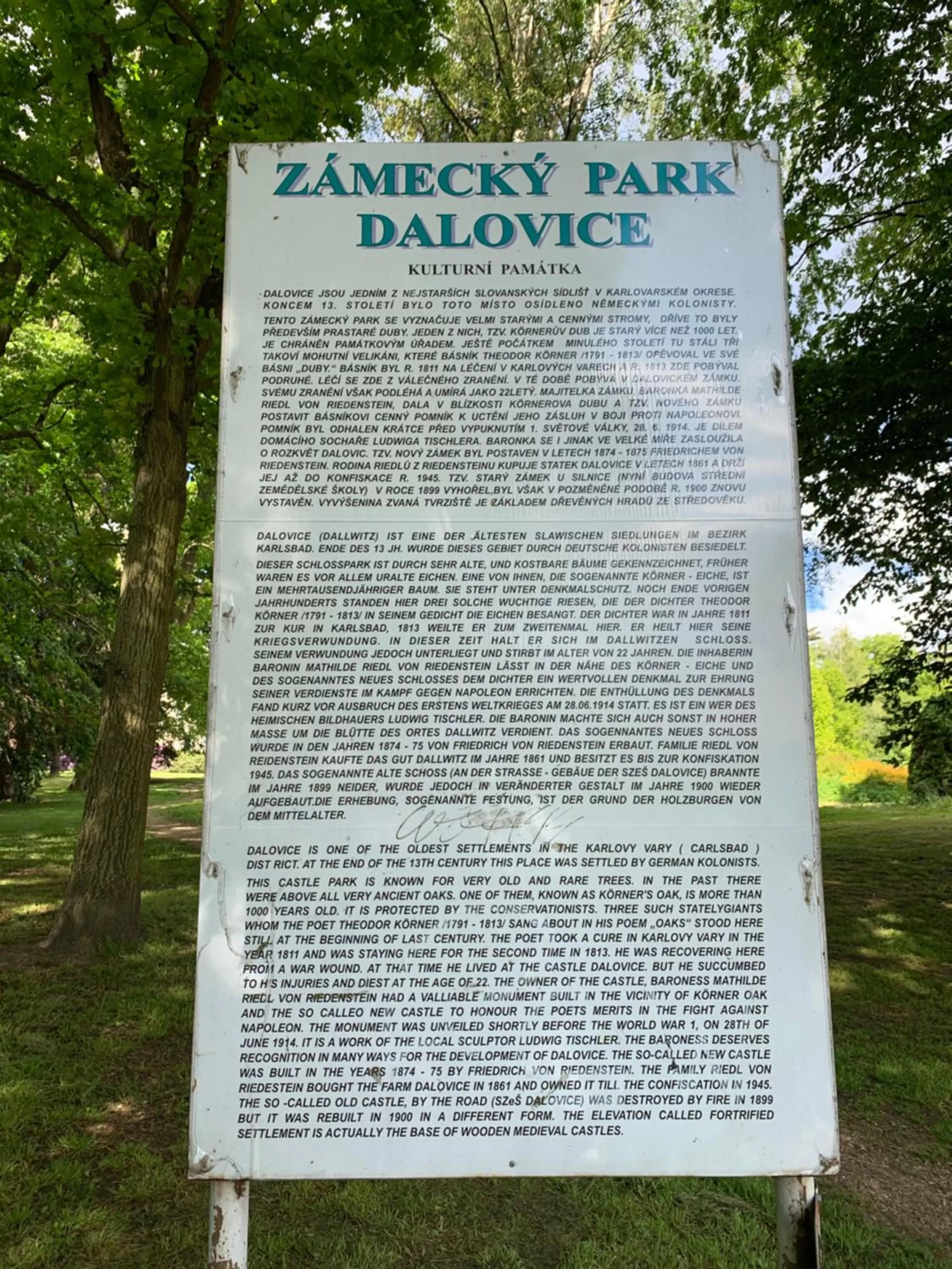 Off site in Parkhotel Carlsbad Inn