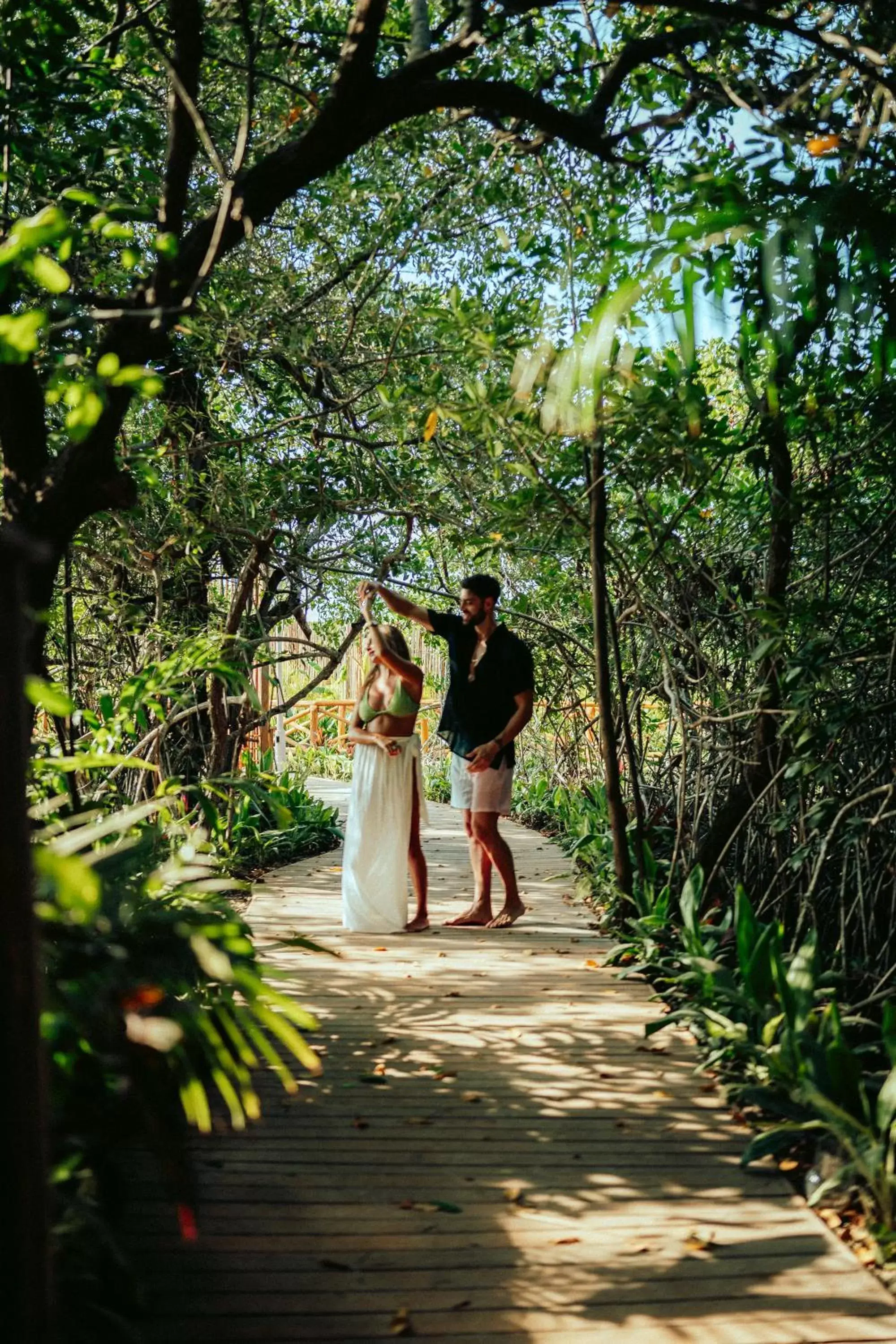 Garden, Guests in Hotel Shibari - Restaurant & Cenote Club