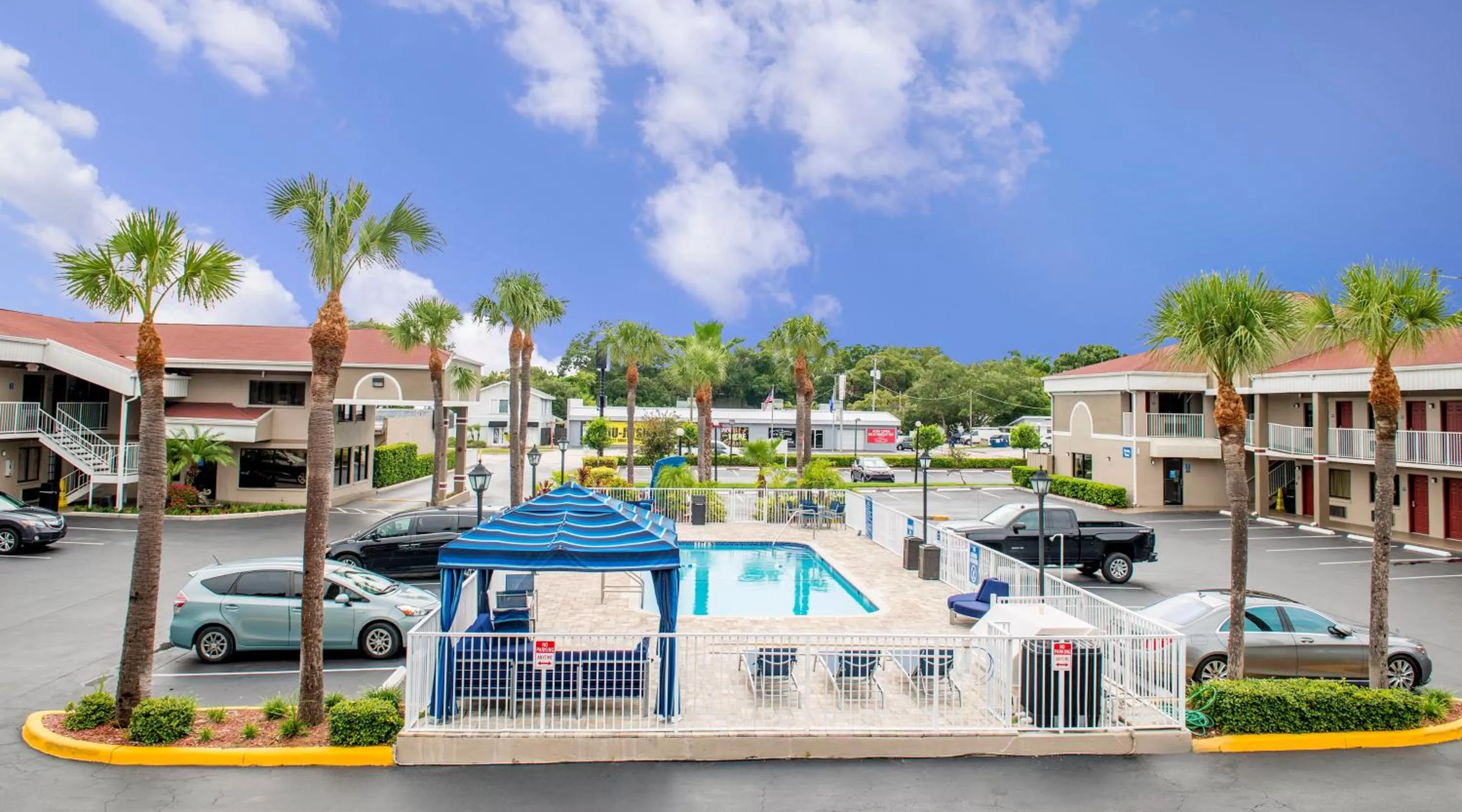 Pool view in Hotel South Tampa & Suites