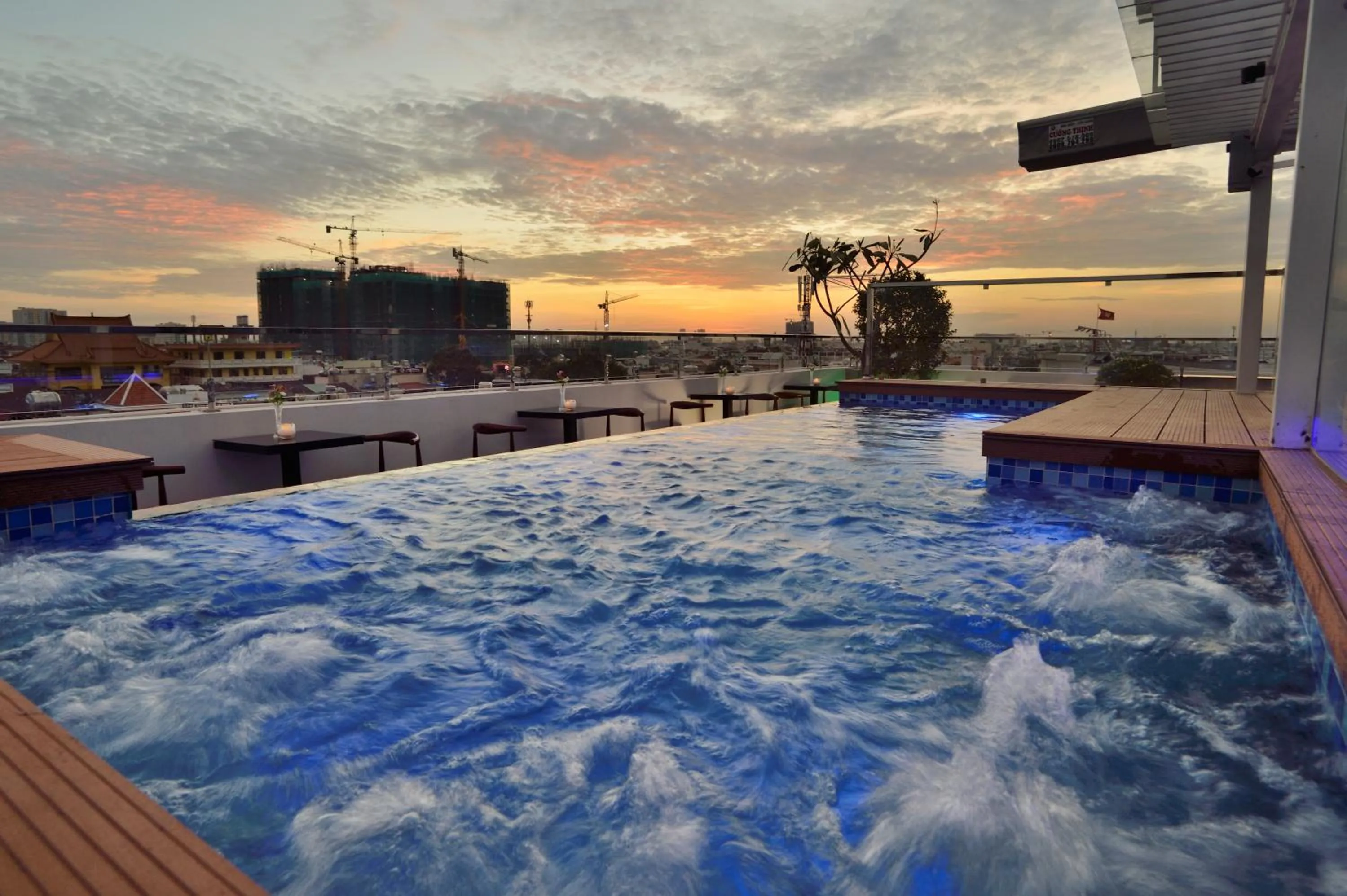 Swimming pool in Aiden Saigon Hotel