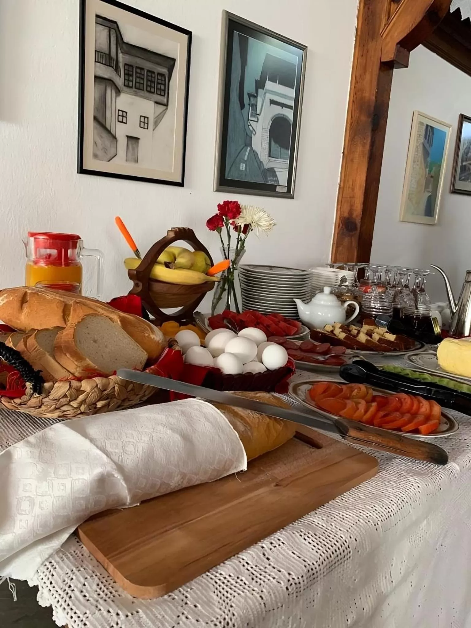 Breakfast in Hotel Berati