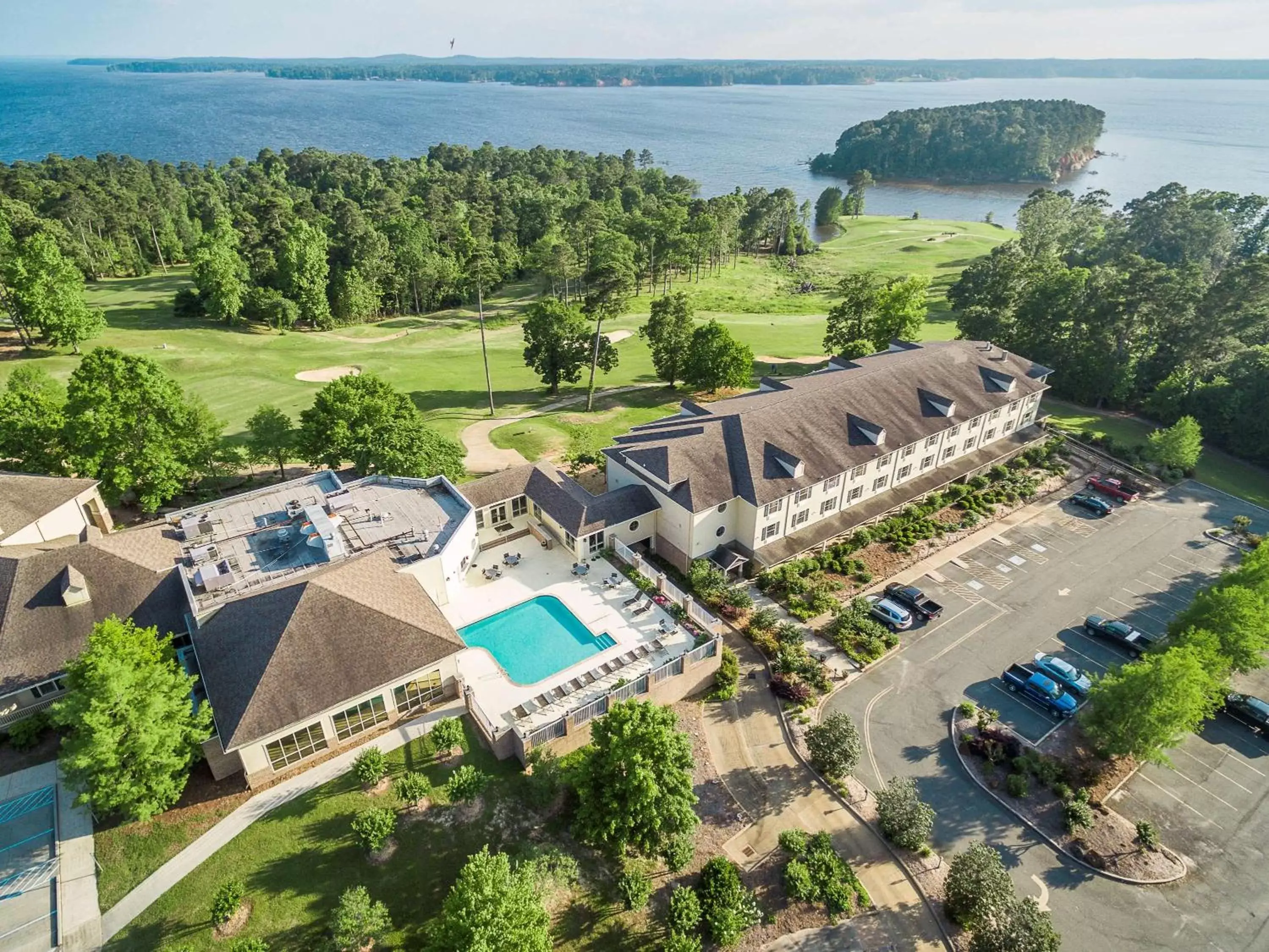 Property building, Bird's-eye View in Cypress Bend Resort, a Wyndham Hotel