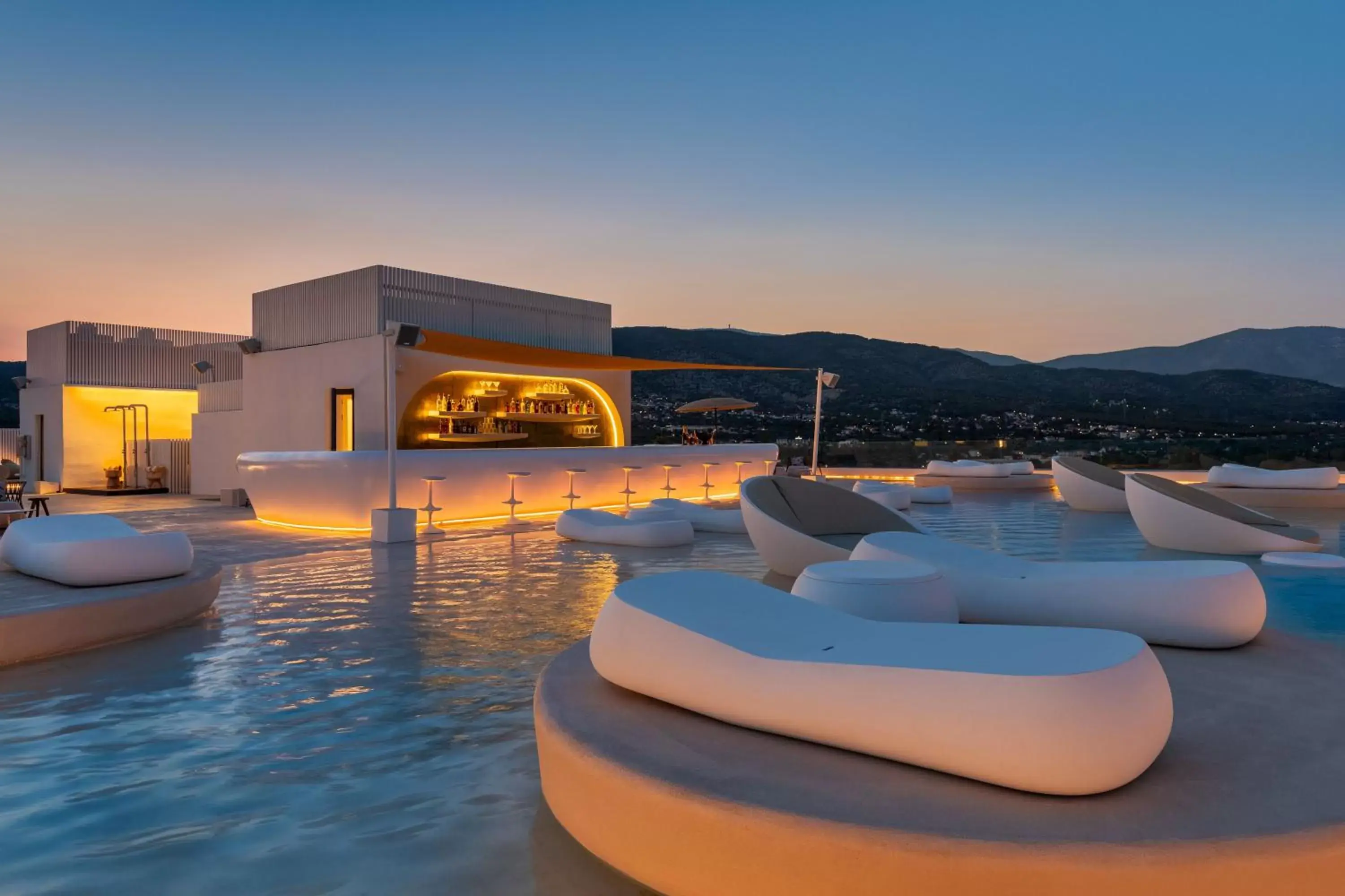 Balcony/Terrace, Swimming Pool in Isla Brown Corinthia Resort & Spa, a member of Brown Hotels