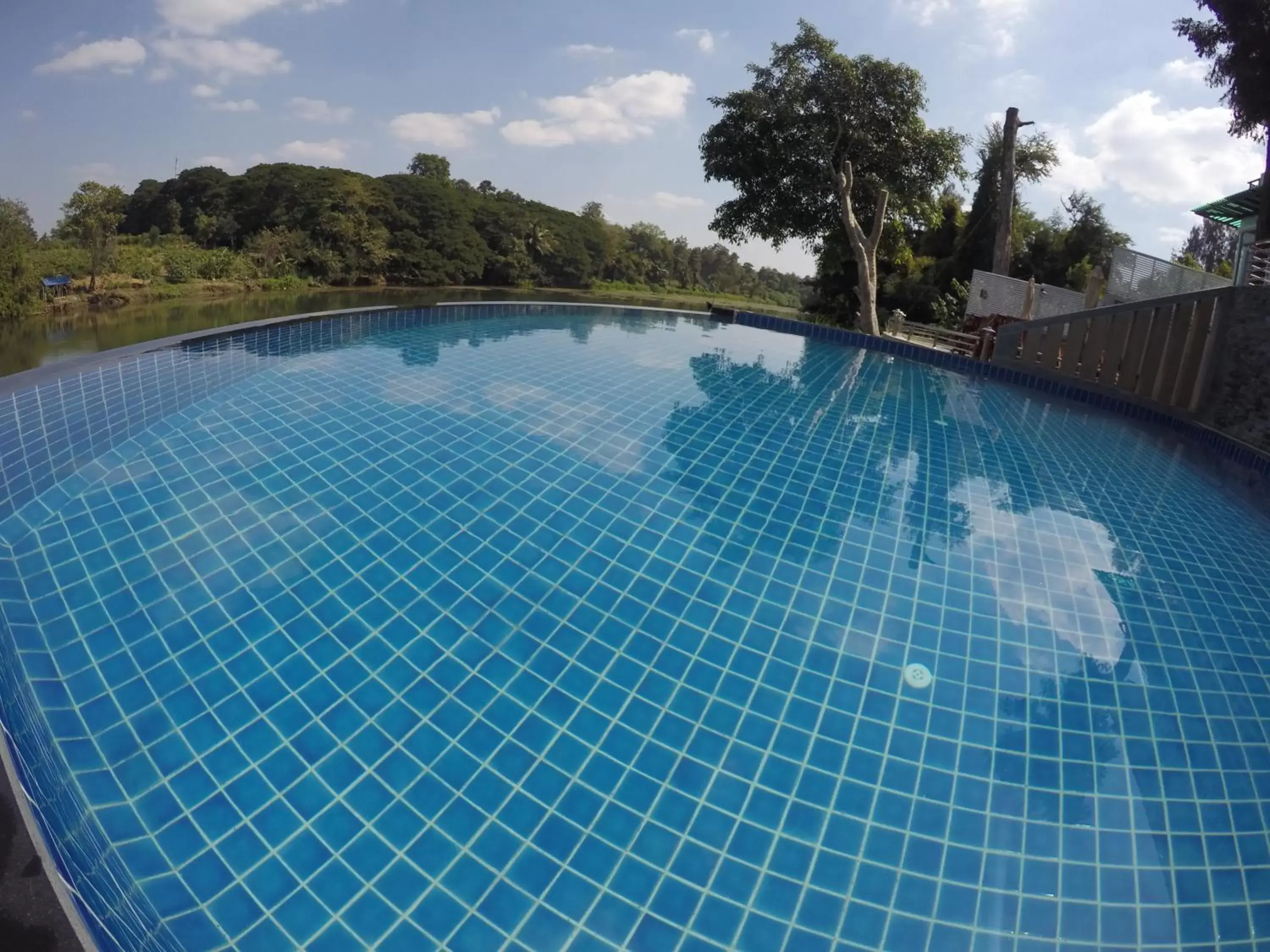 Swimming pool in Princess River Kwai Hotel