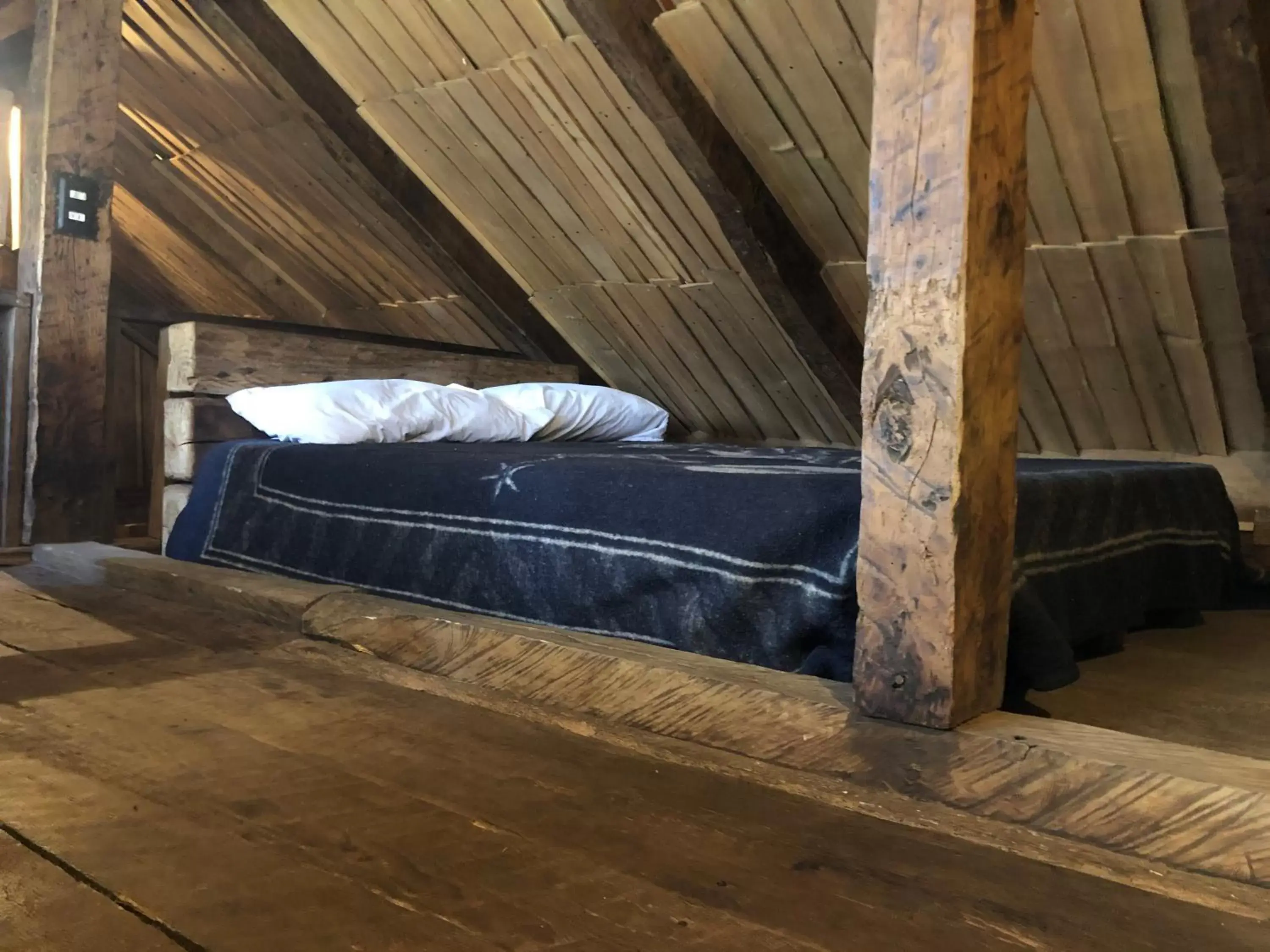 Bed, Seating Area in Cabañas Del Valle By Rotamundos