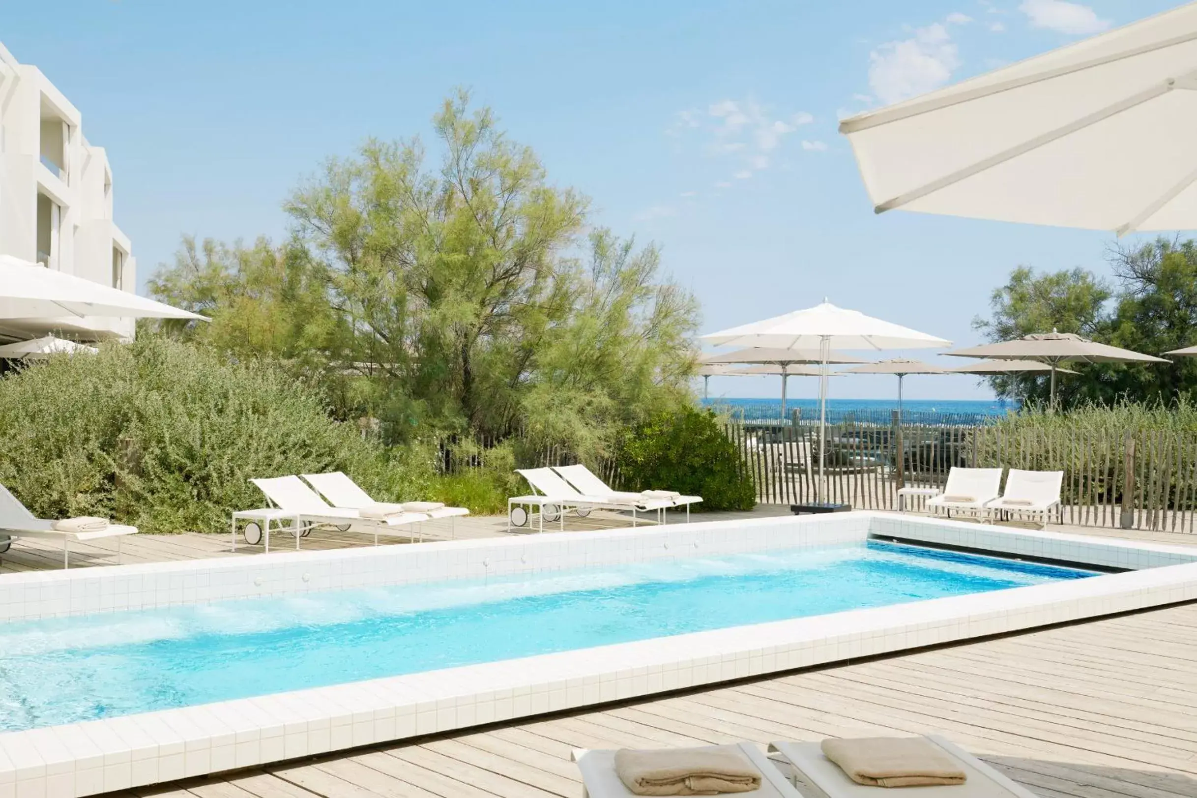 Swimming Pool in Hôtel Plage Palace & Spa