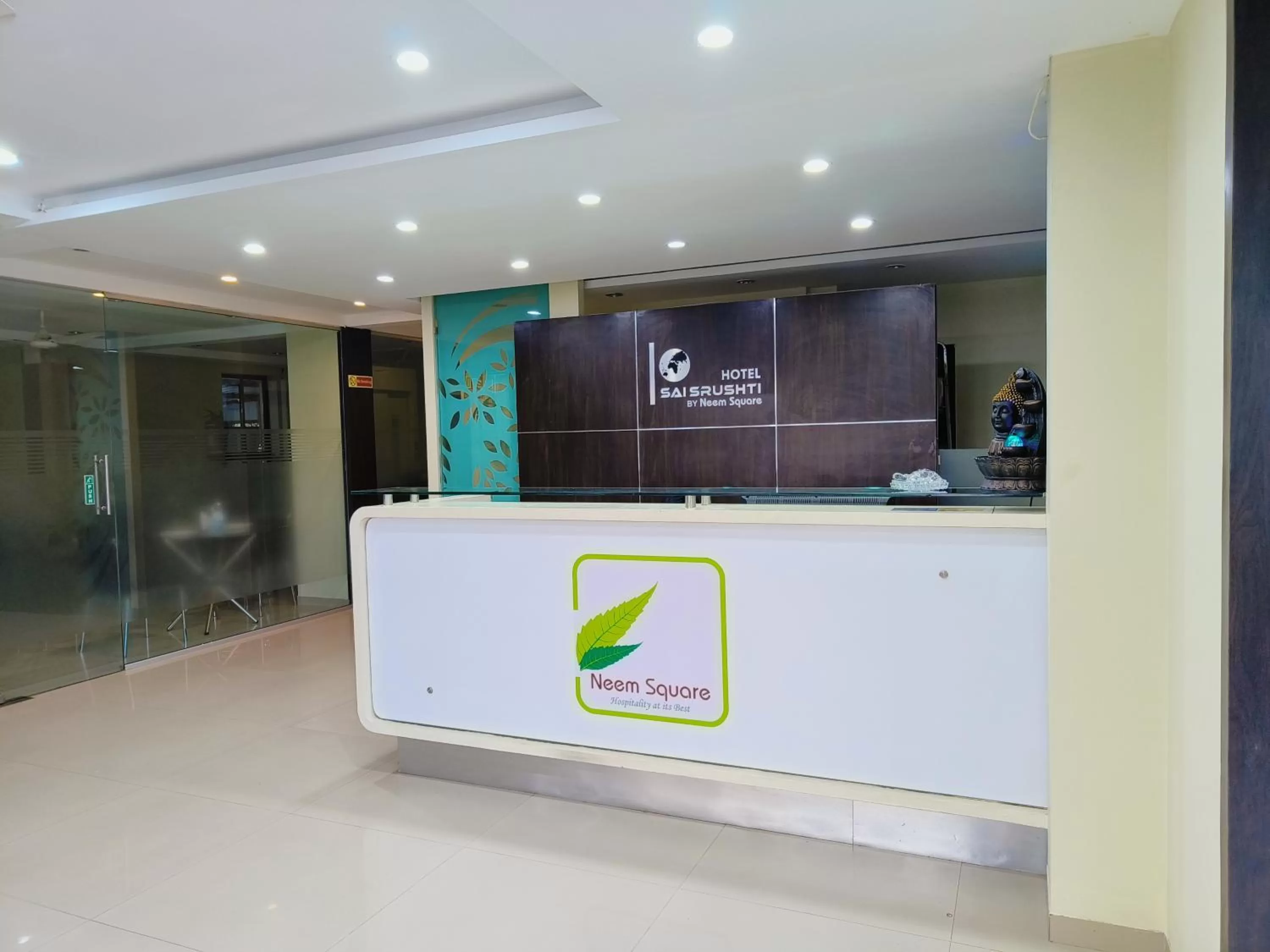Lobby or reception in SAI SRUSHTI by NEEM SQUARE