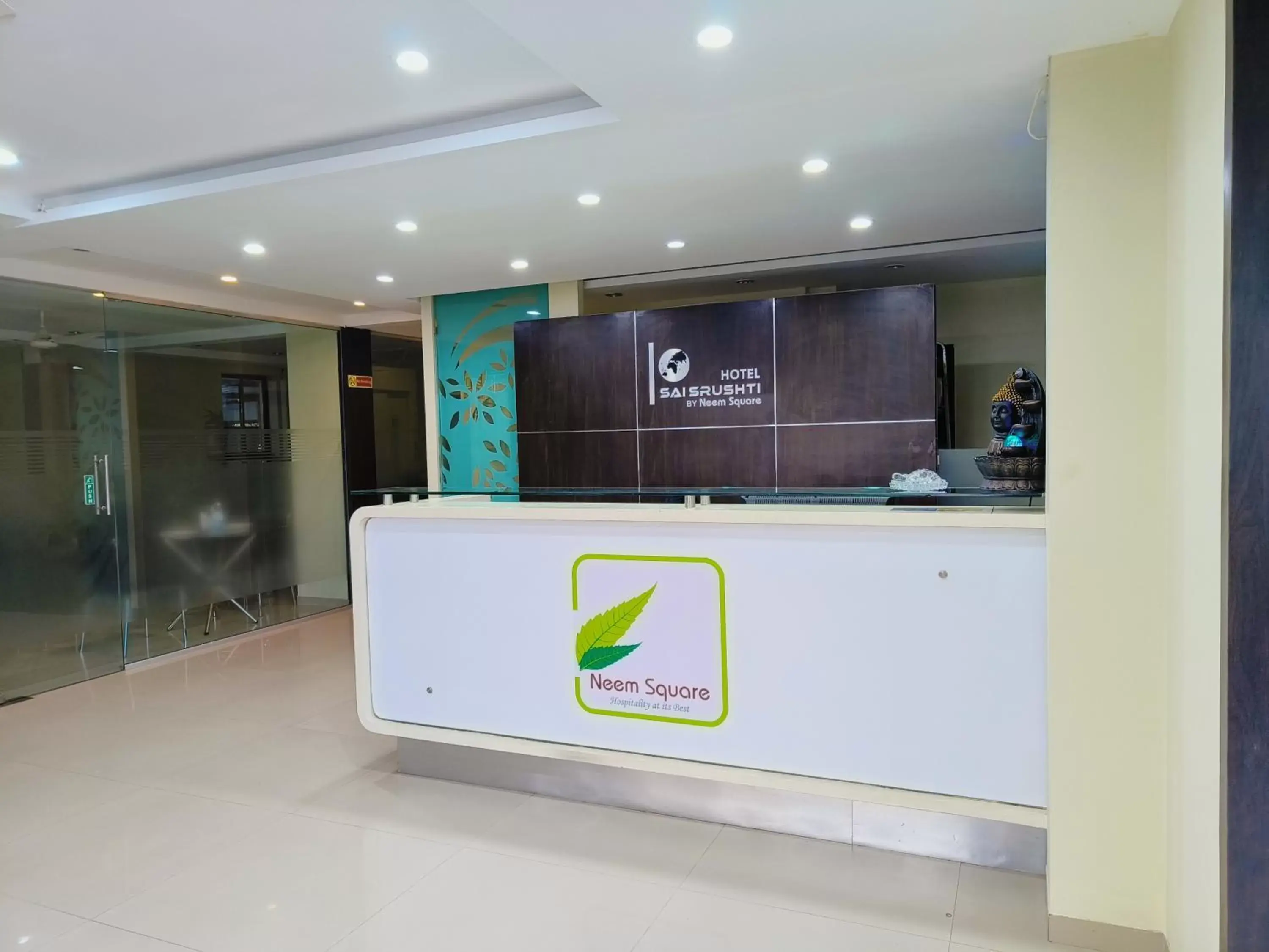 Lobby or reception in SAI SRUSHTI by NEEM SQUARE Lobby or reception in SAI SRUSHTI by NEEM SQUARE