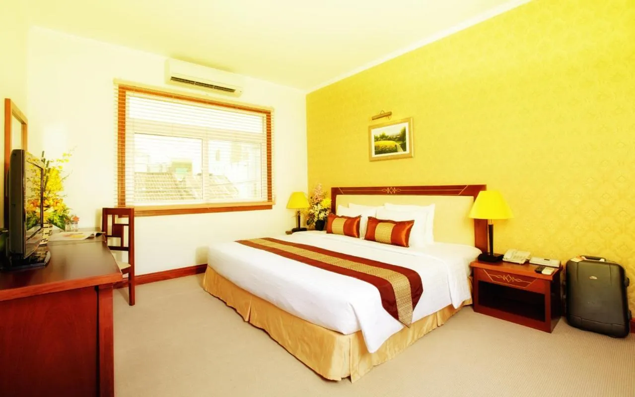 Bed in Dong Khanh Hotel