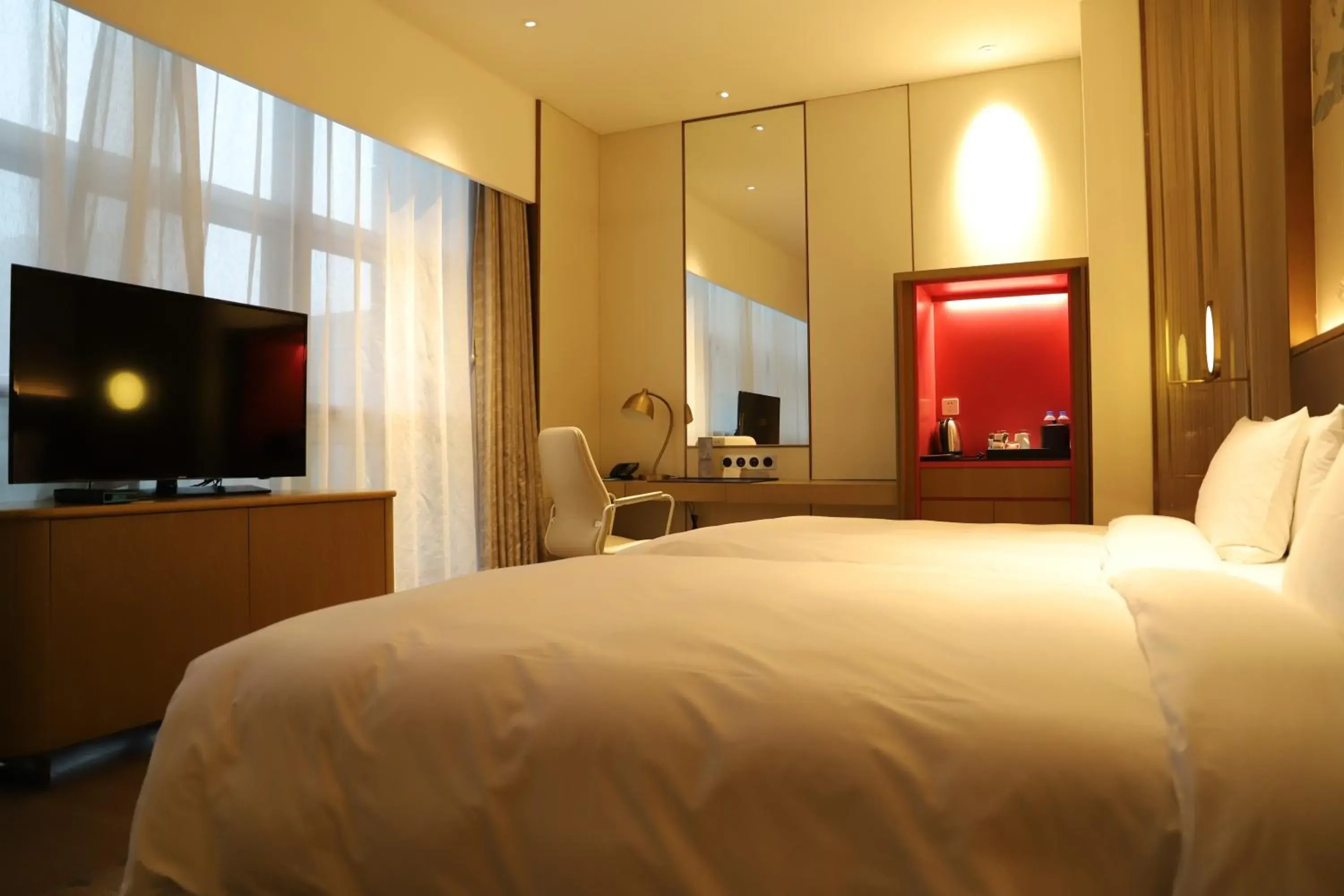 View (from property/room), TV/Entertainment Center in Radisson Suzhou