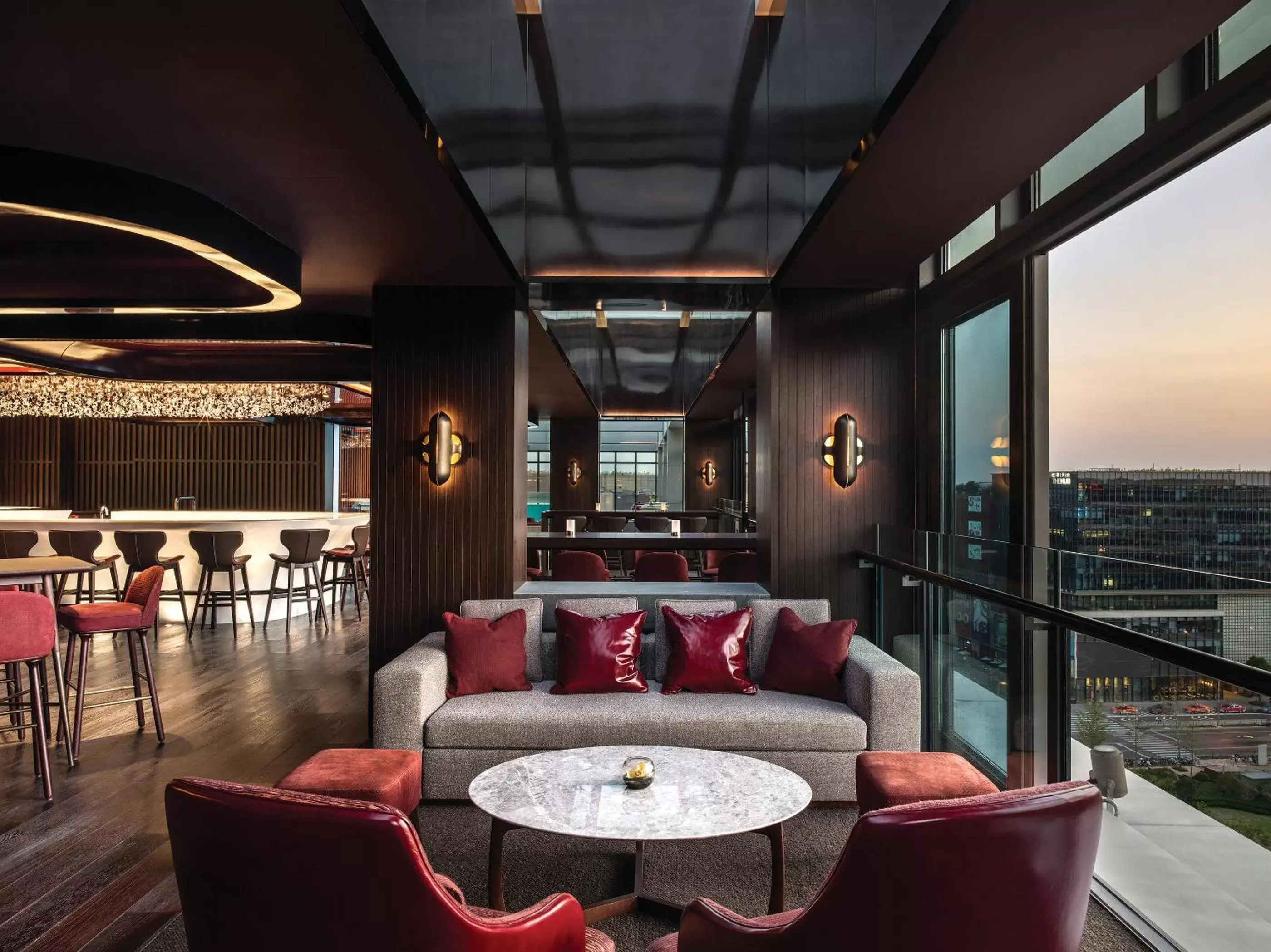 Lounge or bar, Lounge/Bar in Cordis Shanghai Hongqiao (Langham Hospitality Group)