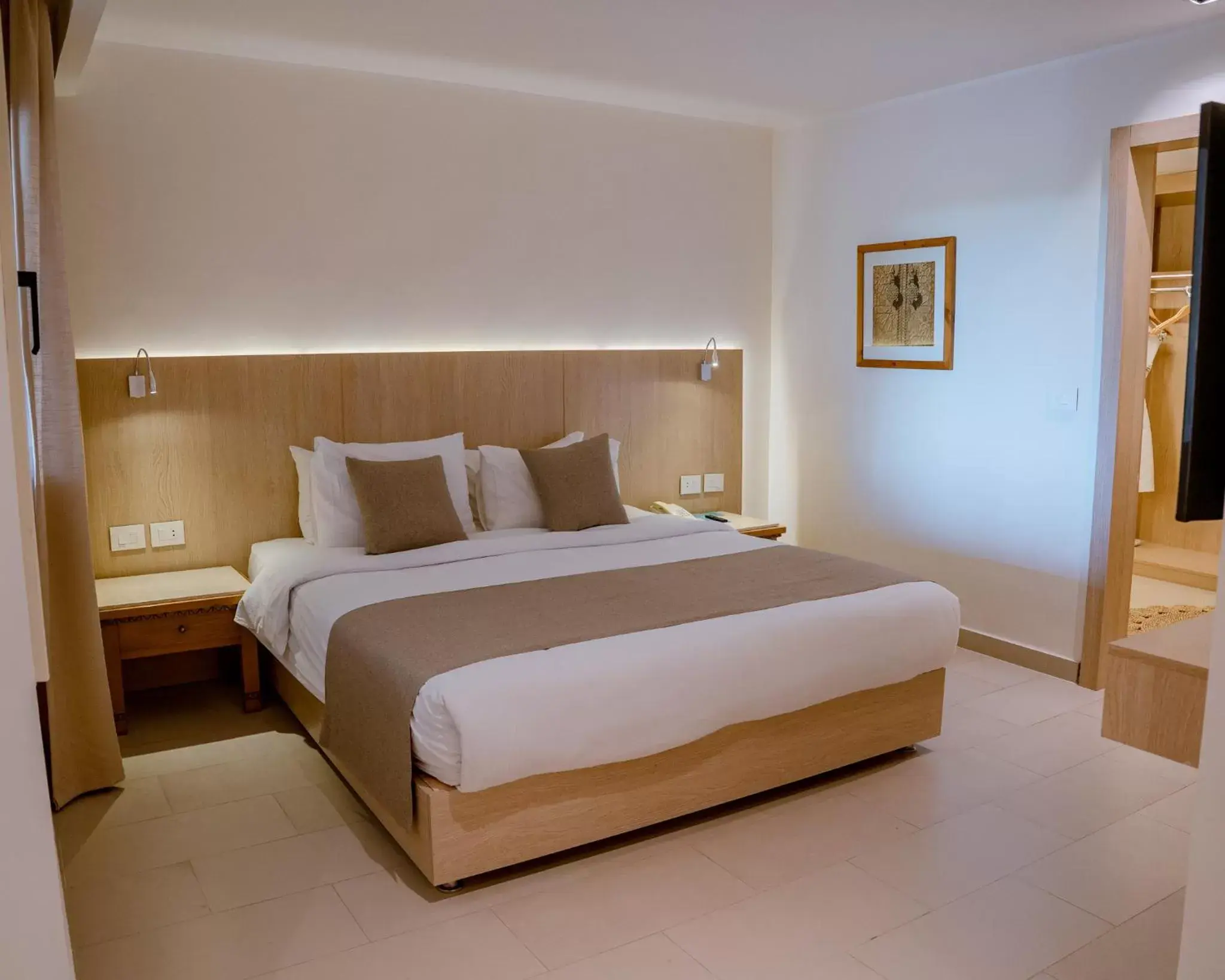 Bedroom, Bed in Fort Arabesque Resort, Spa & Villas