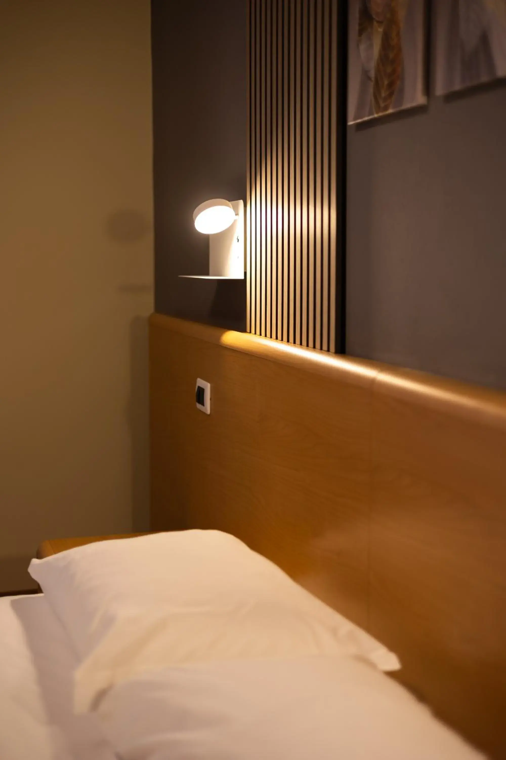 Bed in Hotel La Fert