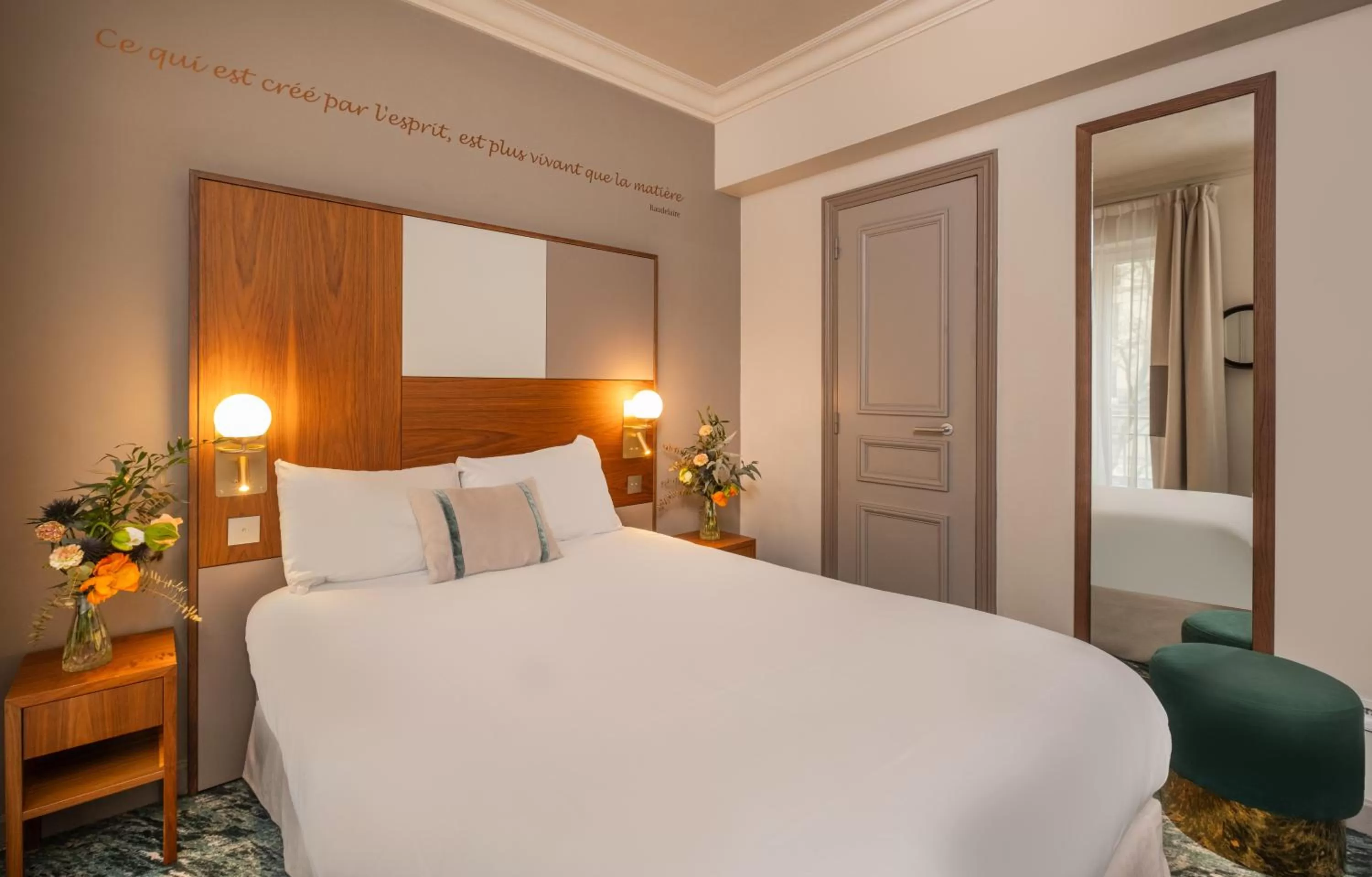 Bed in Hôtel Le Tourville by Inwood Hotels