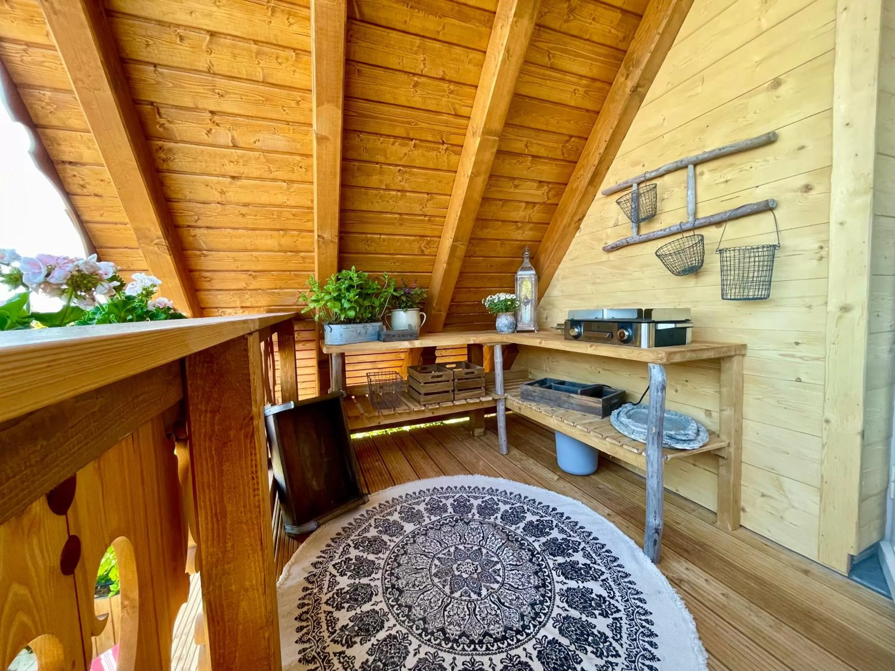 Balcony/Terrace in Weißt Du noch - Gästehäuser & Suiten