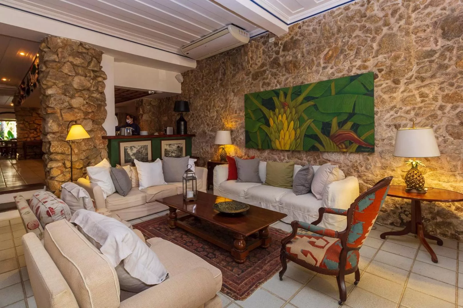 Living room in Pousada Porto Imperial