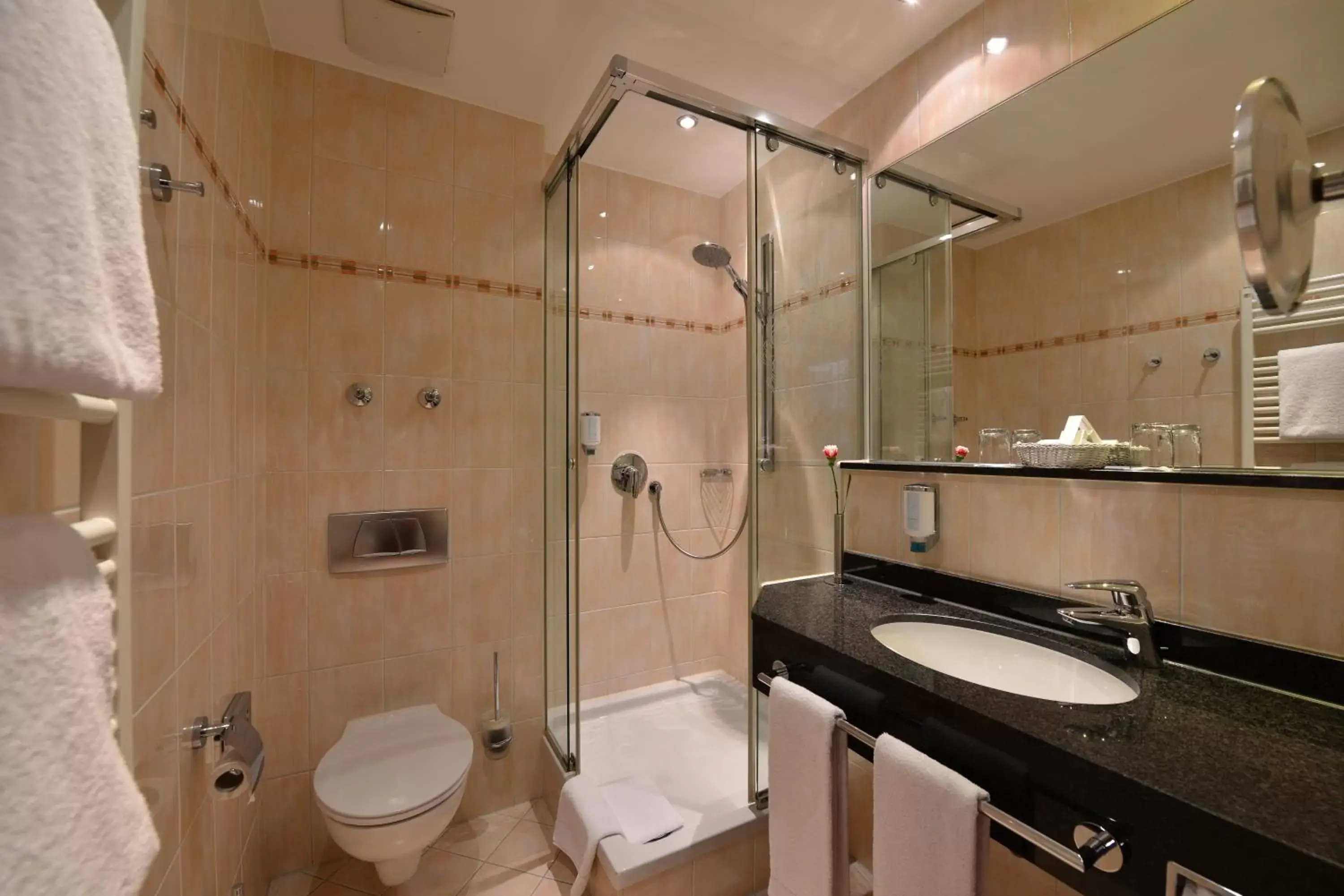 Shower, Bathroom in Best Western Plus Hotel Erb