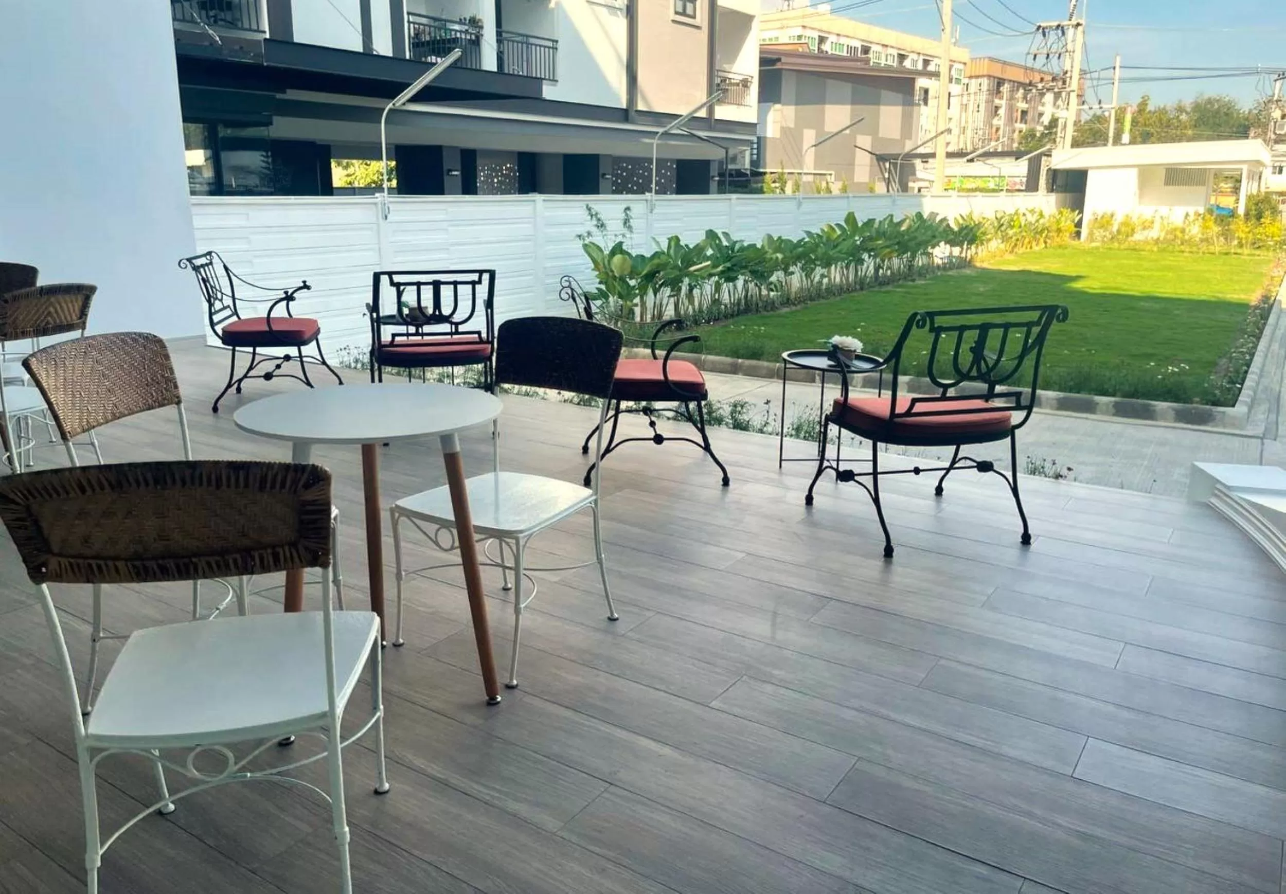 Patio in Arsh Boutique Hotel