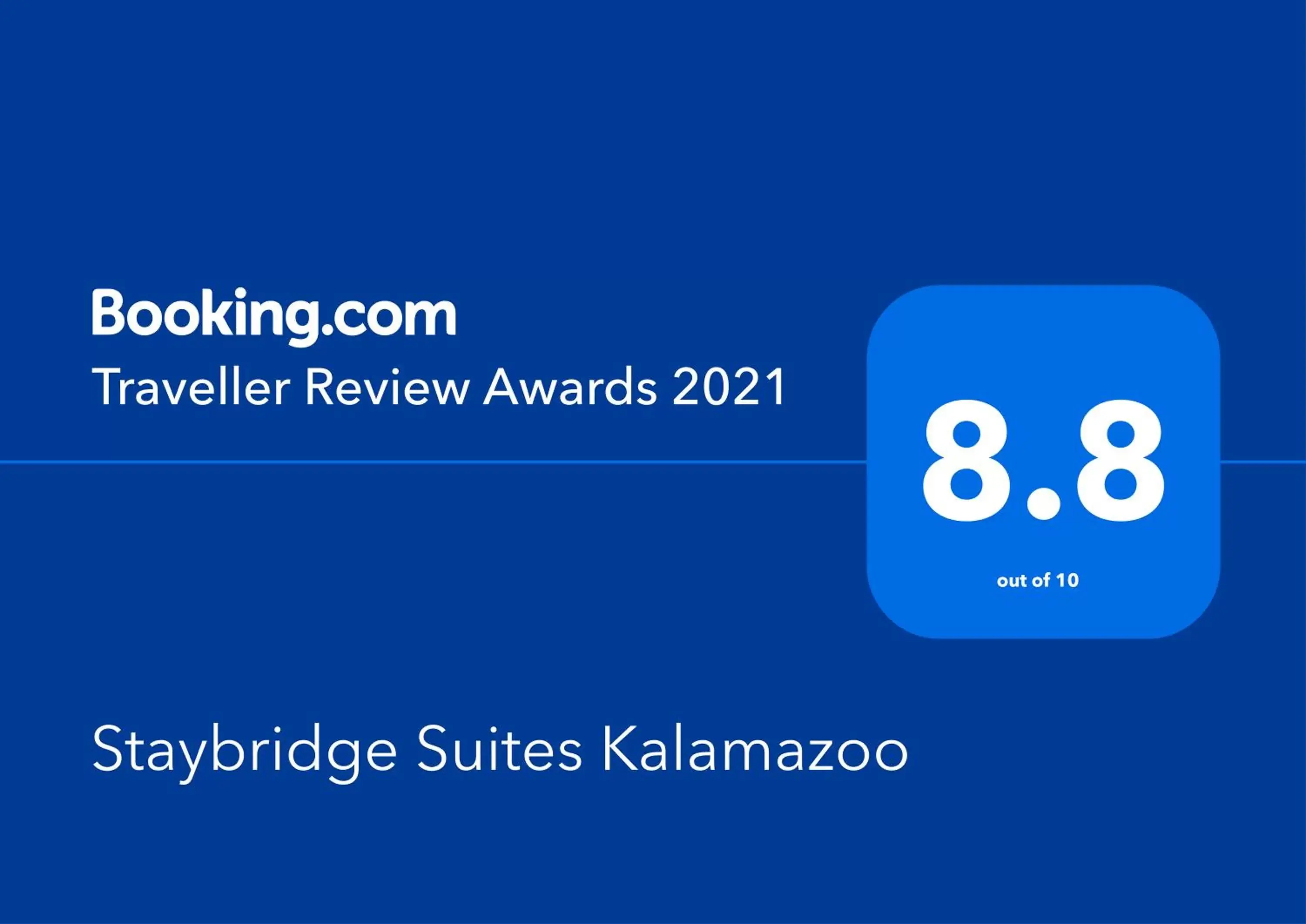 Certificate/Award, Logo/Certificate/Sign/Award in Staybridge Suites Kalamazoo, an IHG Hotel