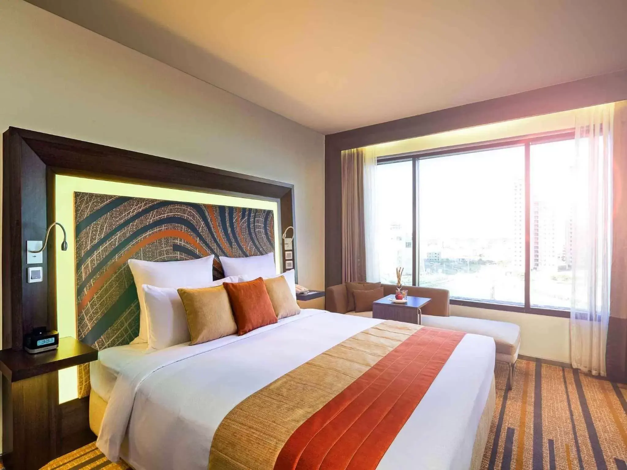 Photo of the whole room, Bed in Novotel Kolkata Hotel and Residences