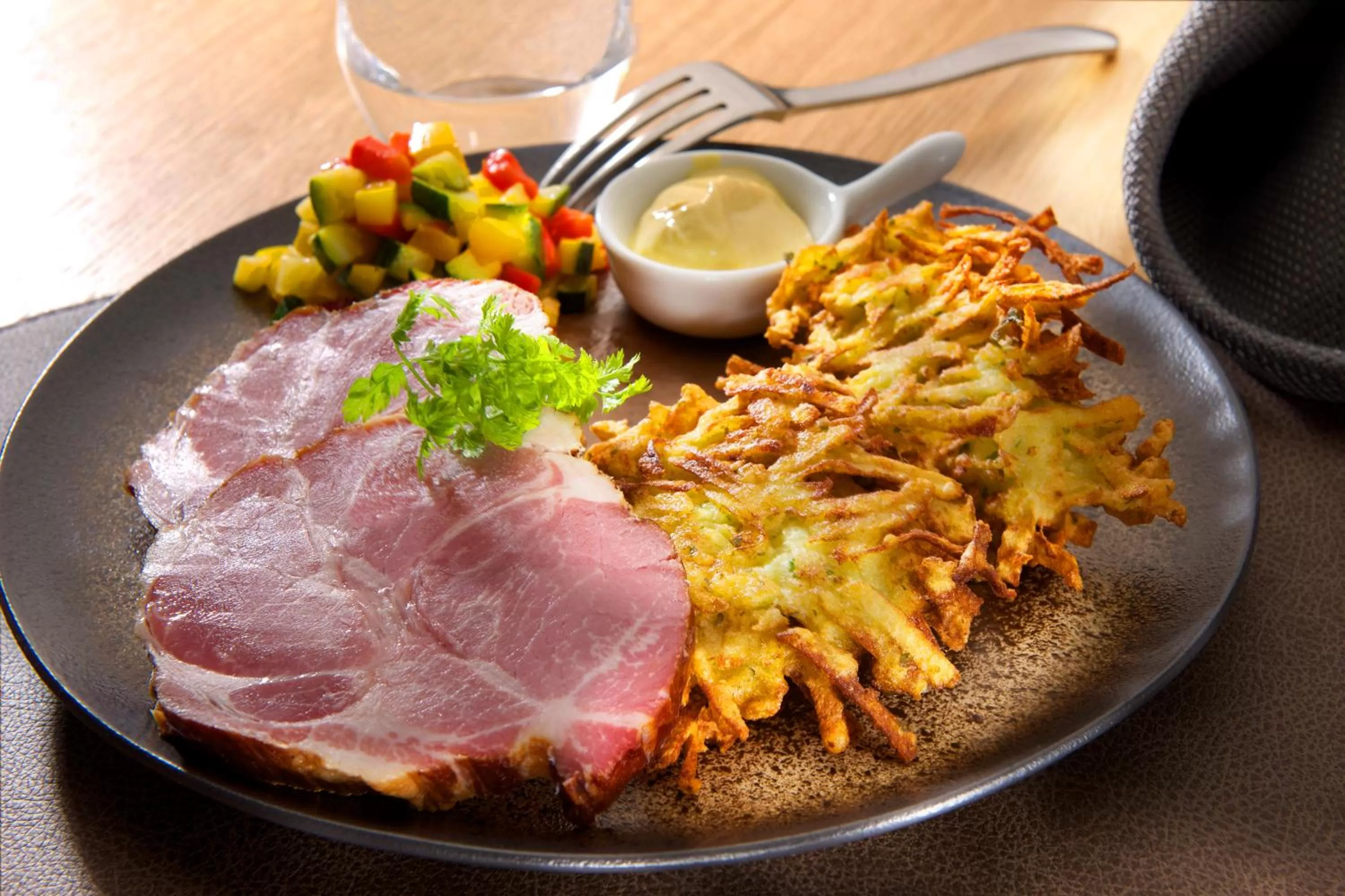 Food and drinks in Hotel Restaurant Du Haut Du Roc