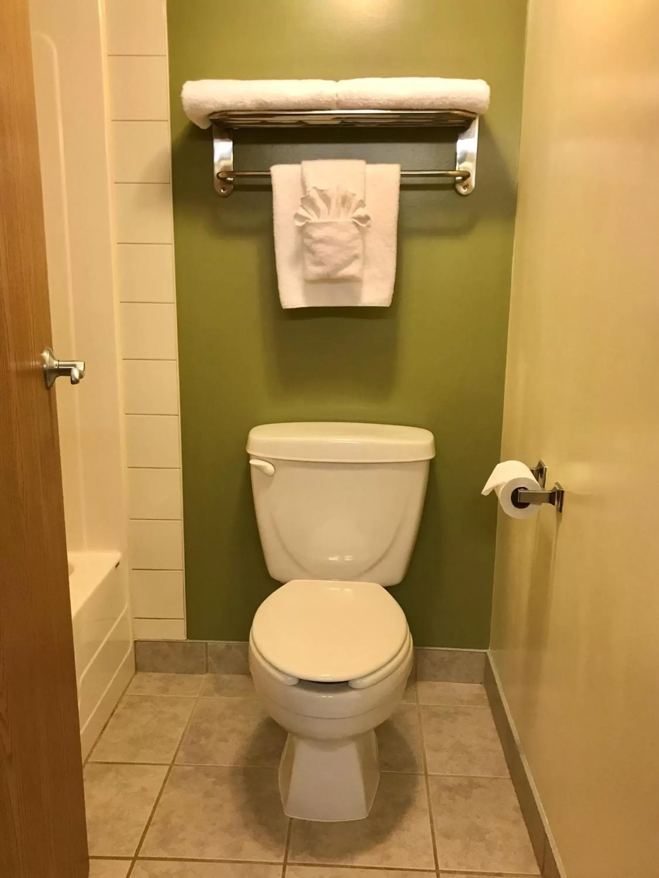 Bathroom in Super 8 by Wyndham Amherst NS