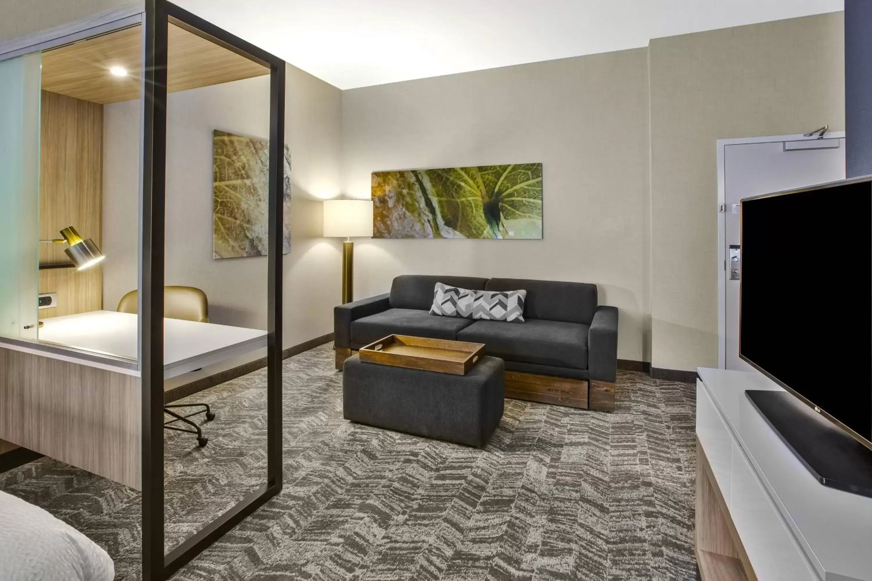 Living room, Seating Area in SpringHill Suites by Marriott Pittsburgh Butler/Centre City