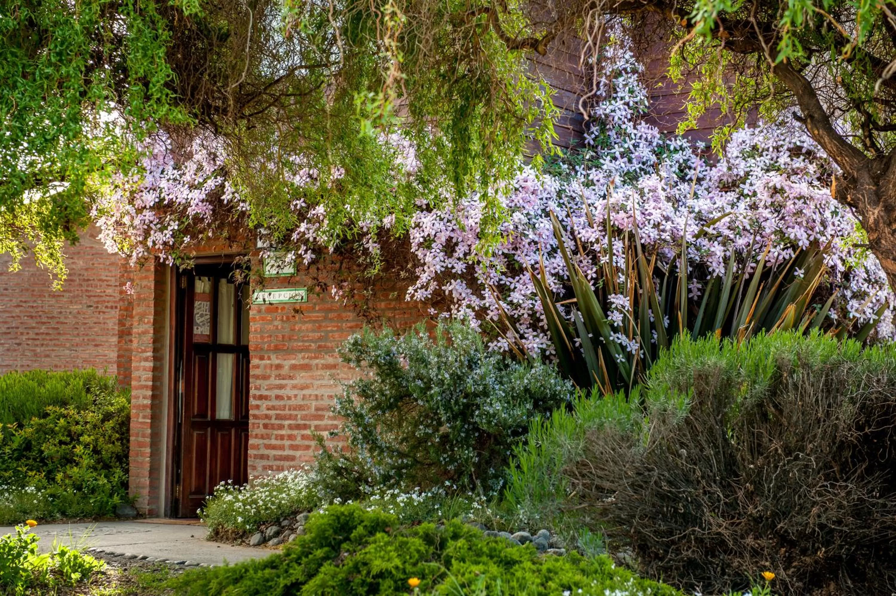 Facade/entrance in Posada Larsen