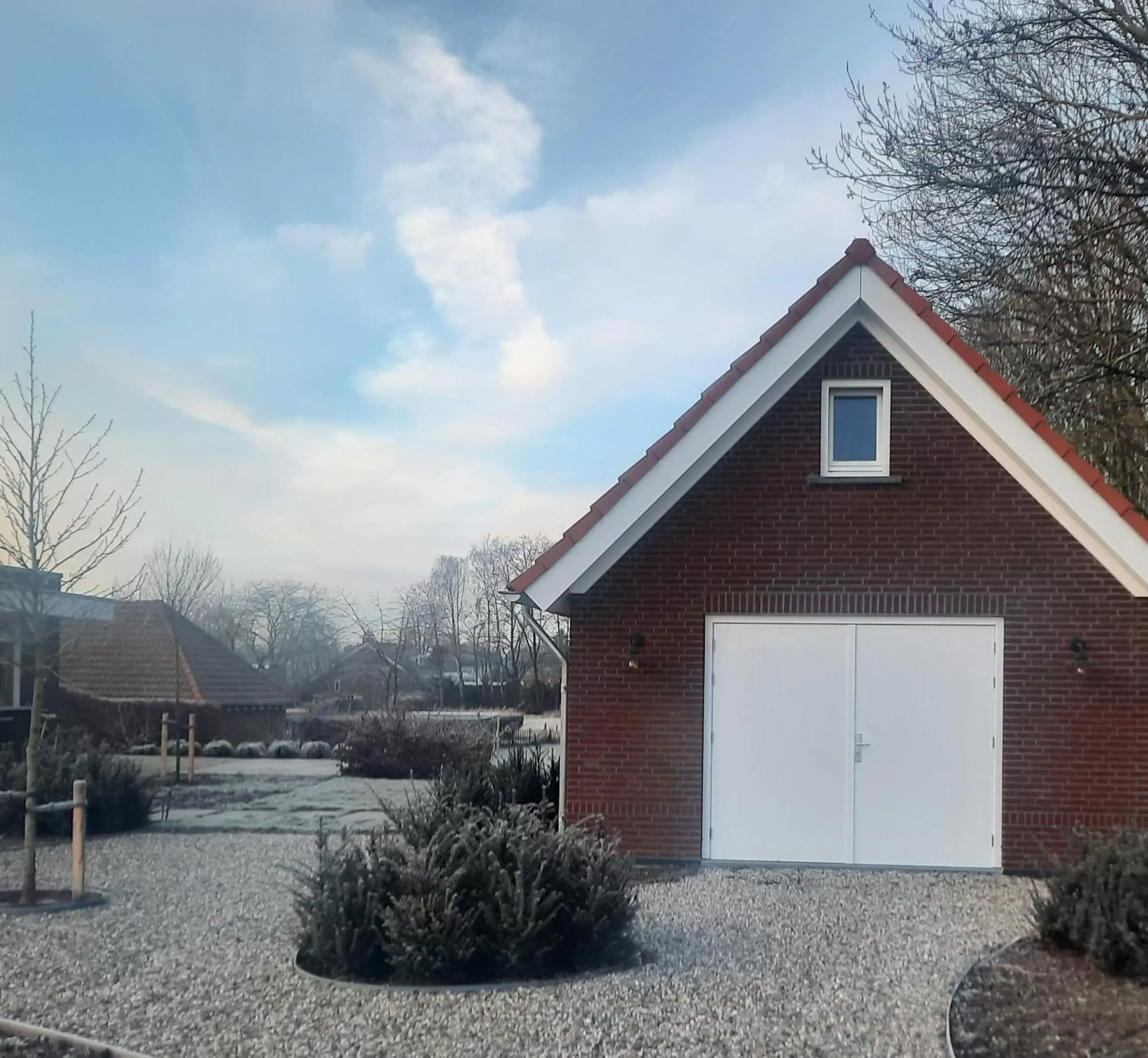 Property building, Winter in Gastenverblijf de Vense Weide