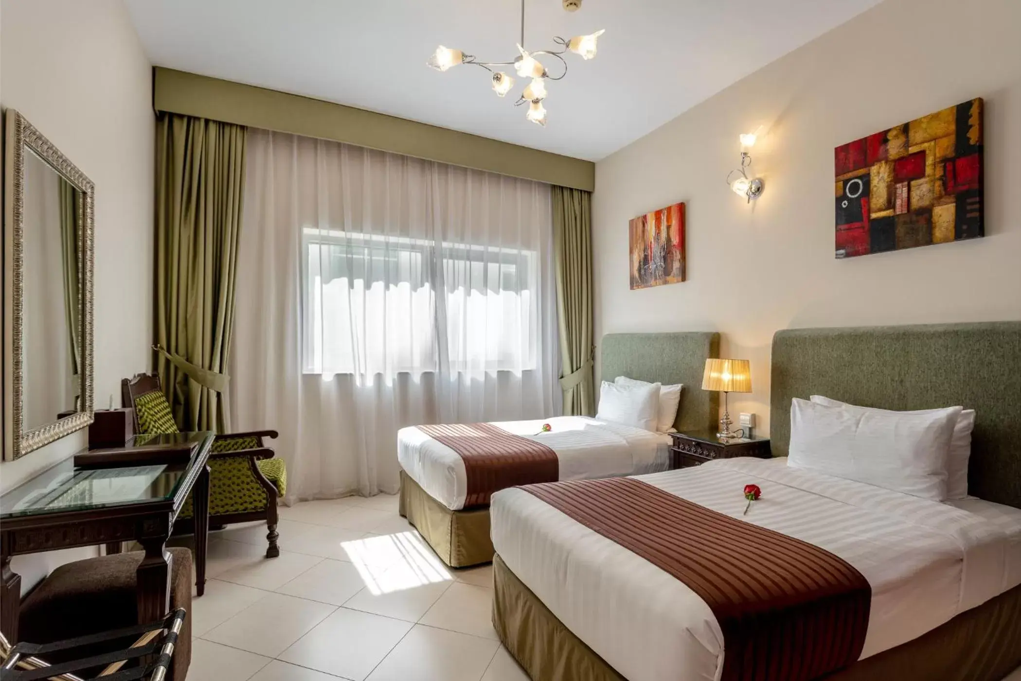 Bedroom in Auris Boutique Hotel Apartments - AlBarsha