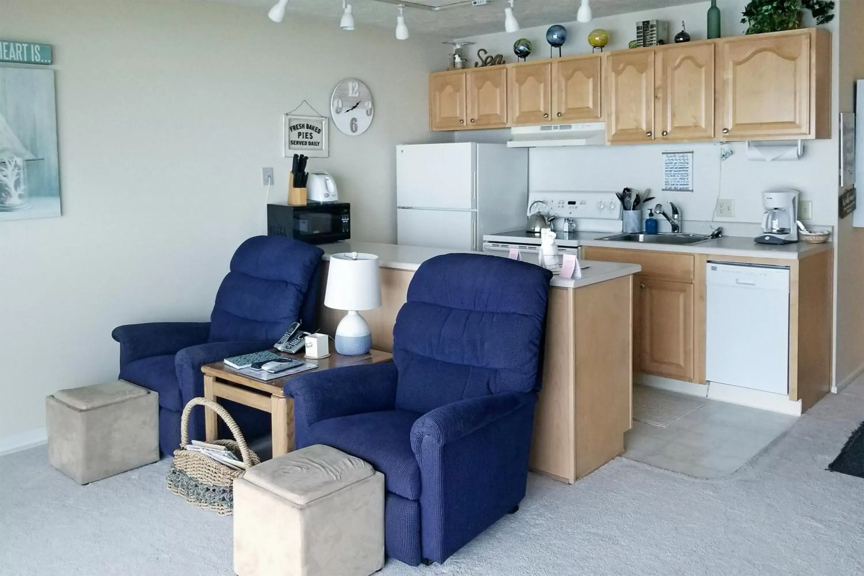 Kitchen or kitchenette in Ocean Terrace Condominiums