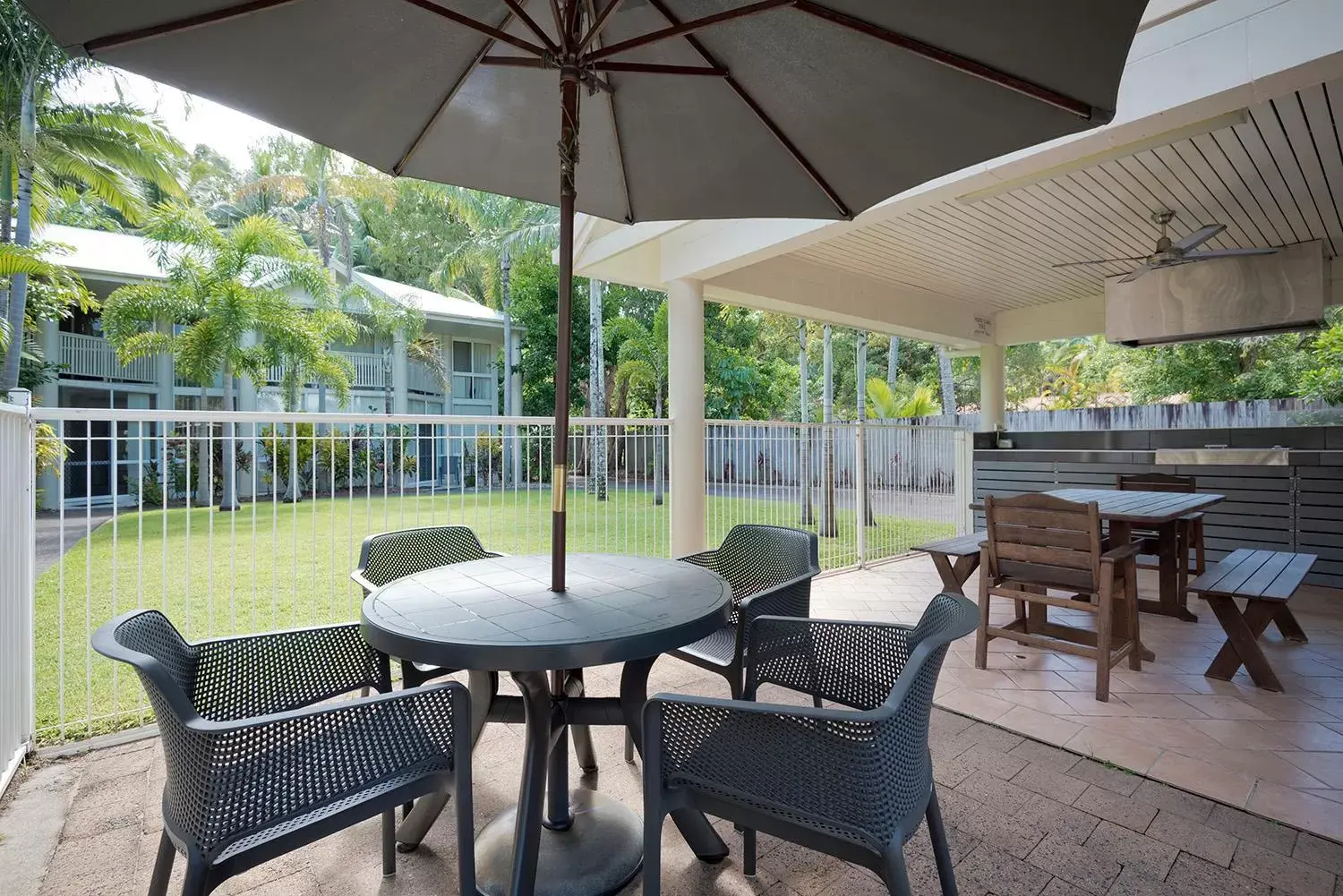 BBQ facilities in Tropical Nites Holiday Townhouses