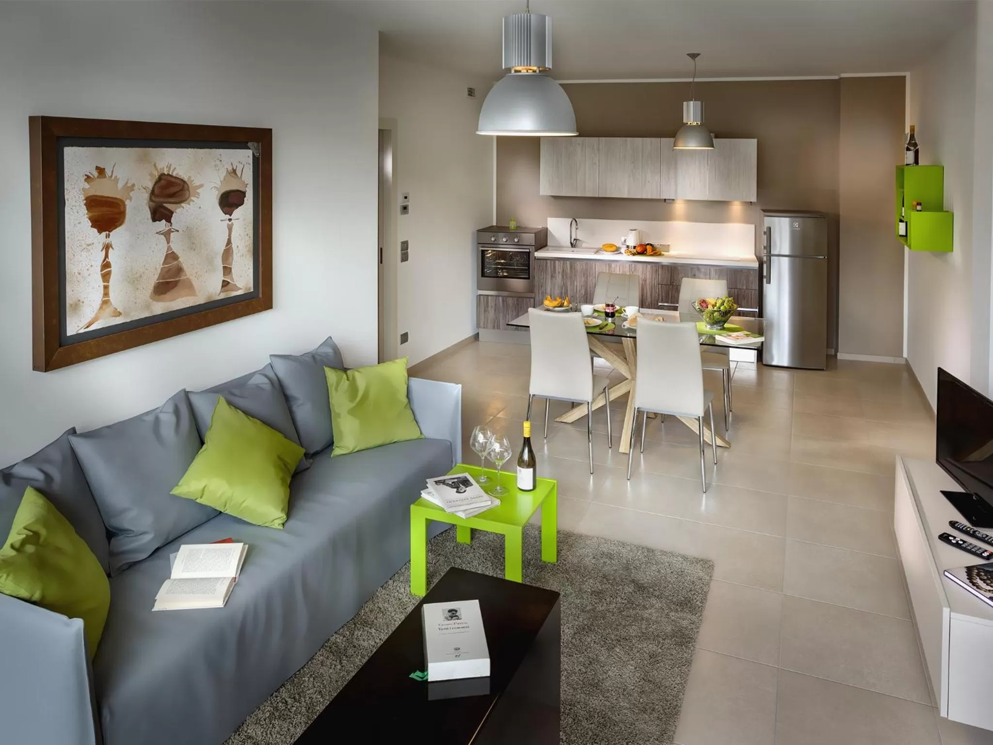 Living room in Rivetto Suites